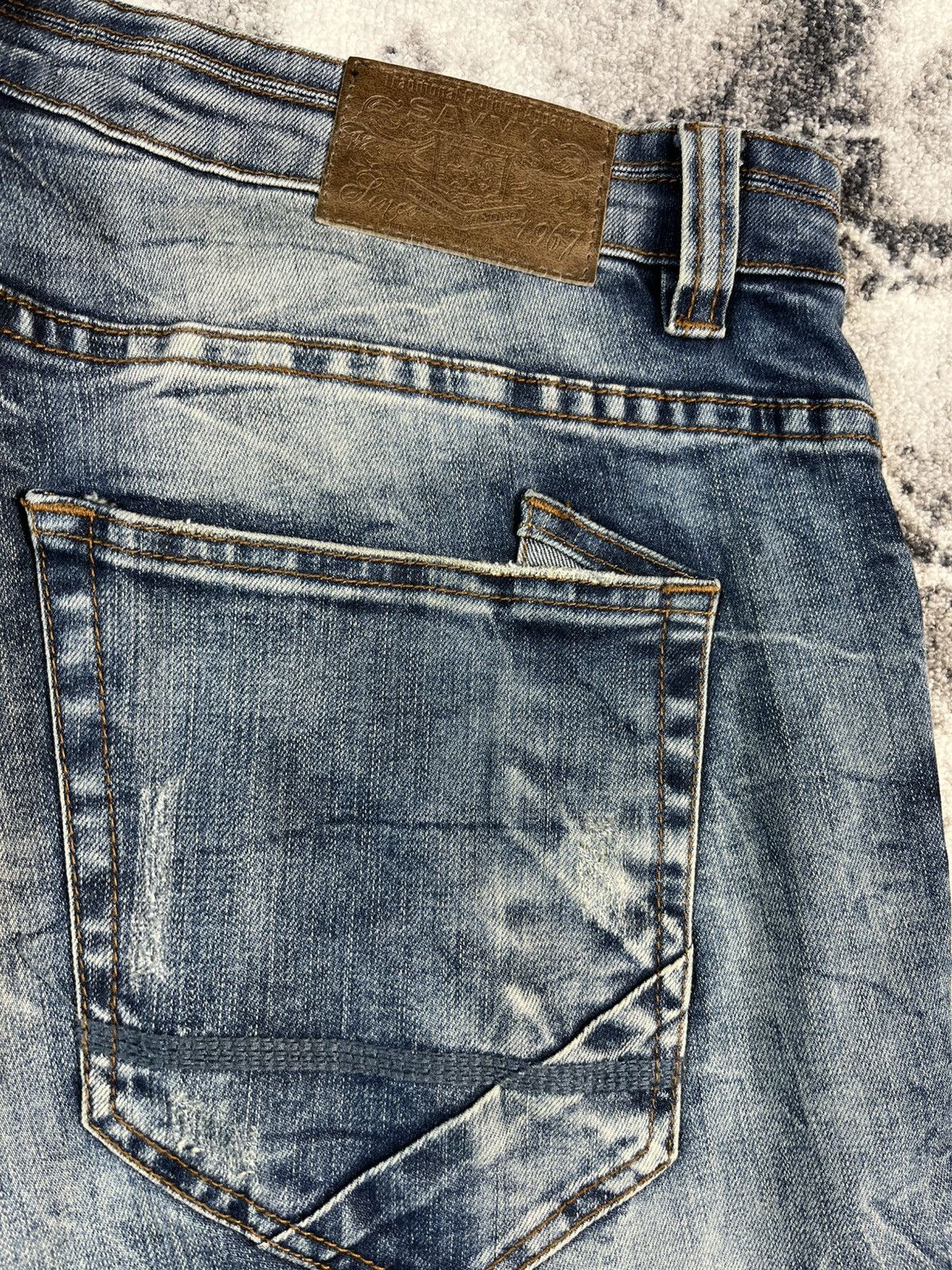 Other Savvy Denim Distressed Jeans Fade Wash W40 Size US 40 / EU 56 - 17 Thumbnail