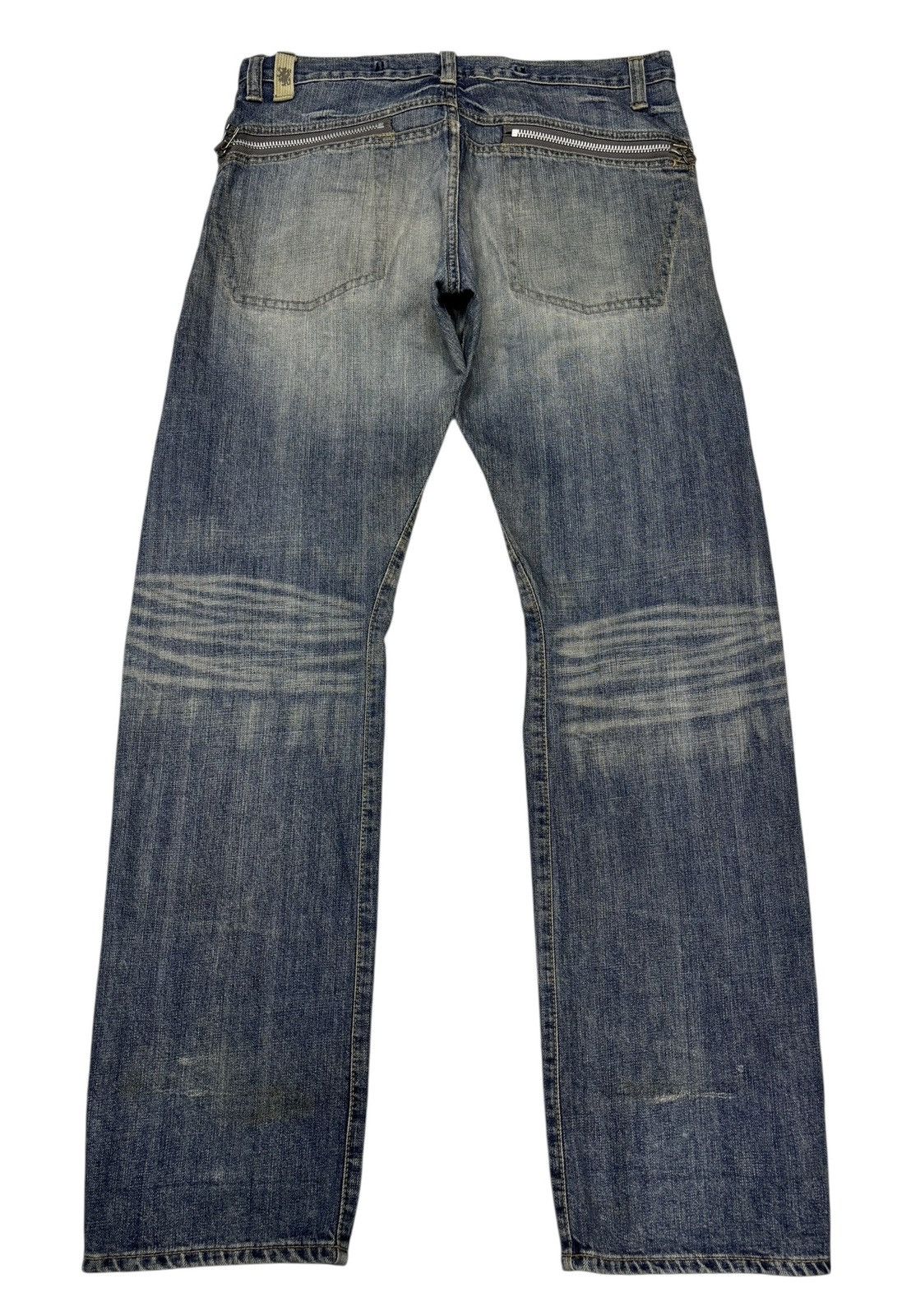If Six Was Nine Vintage Japanese Brand Distressed Denim Jeans Loose Size US 34 / EU 50 - 2 Thumbnail