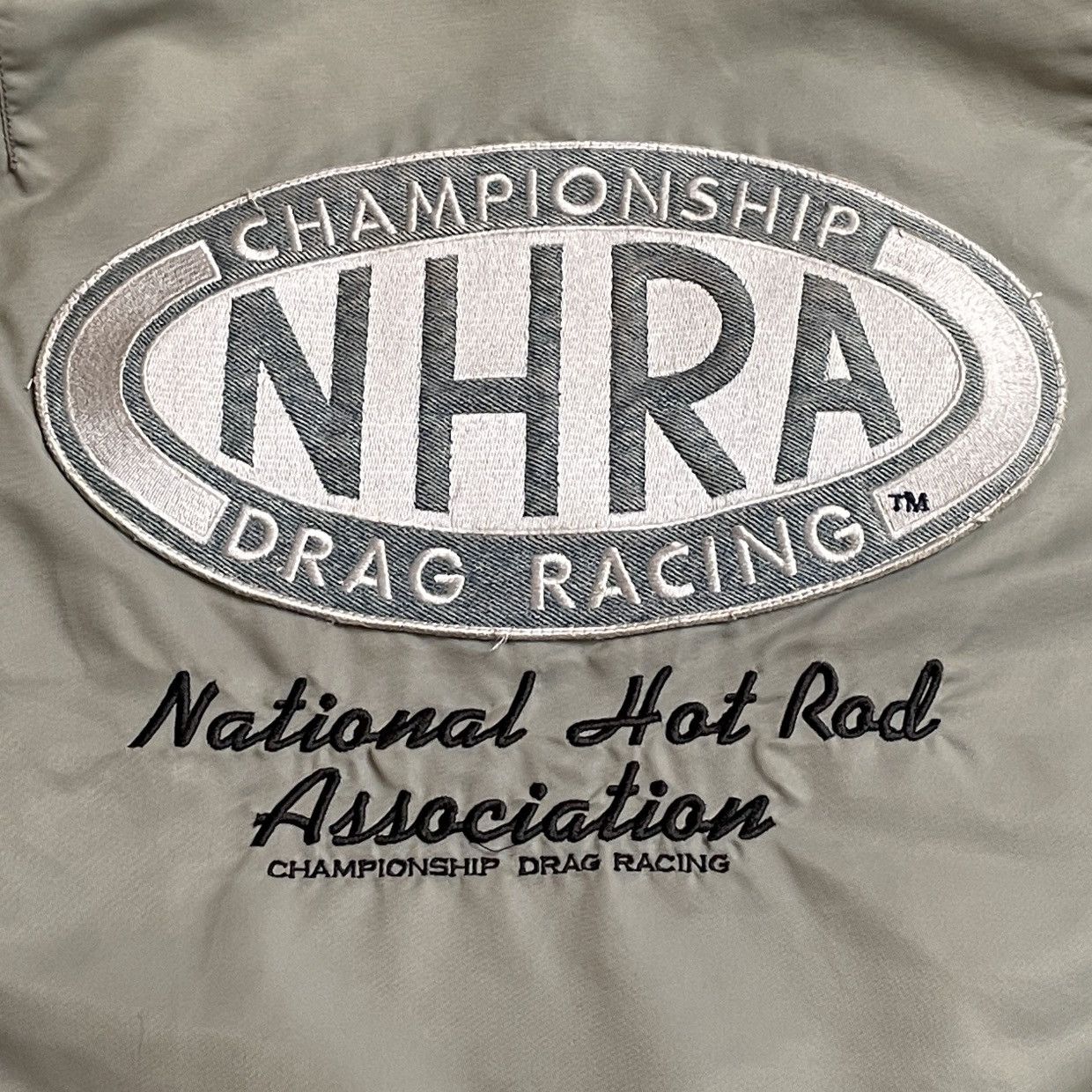 Vintage Vintage NHRA Drag Racing Jacket 1990s Size US XL / EU 56 / 4 - 9 Thumbnail