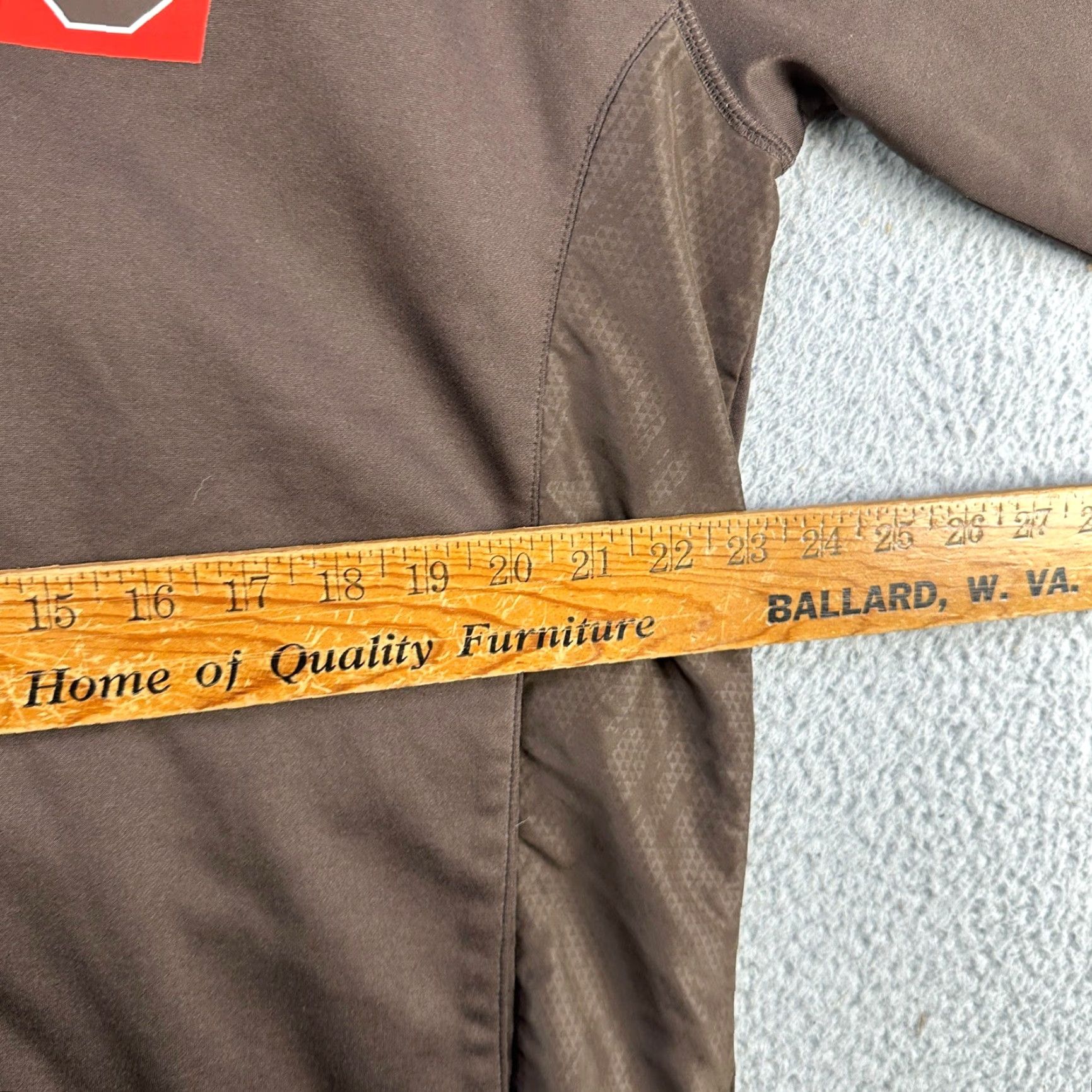 Vintage Cleveland Browns Therma Base Jacket Athletic Men XL Brown Majestic Zip Up Hoodie Jacket Size US XL / EU 56 / 4 - 5 Thumbnail