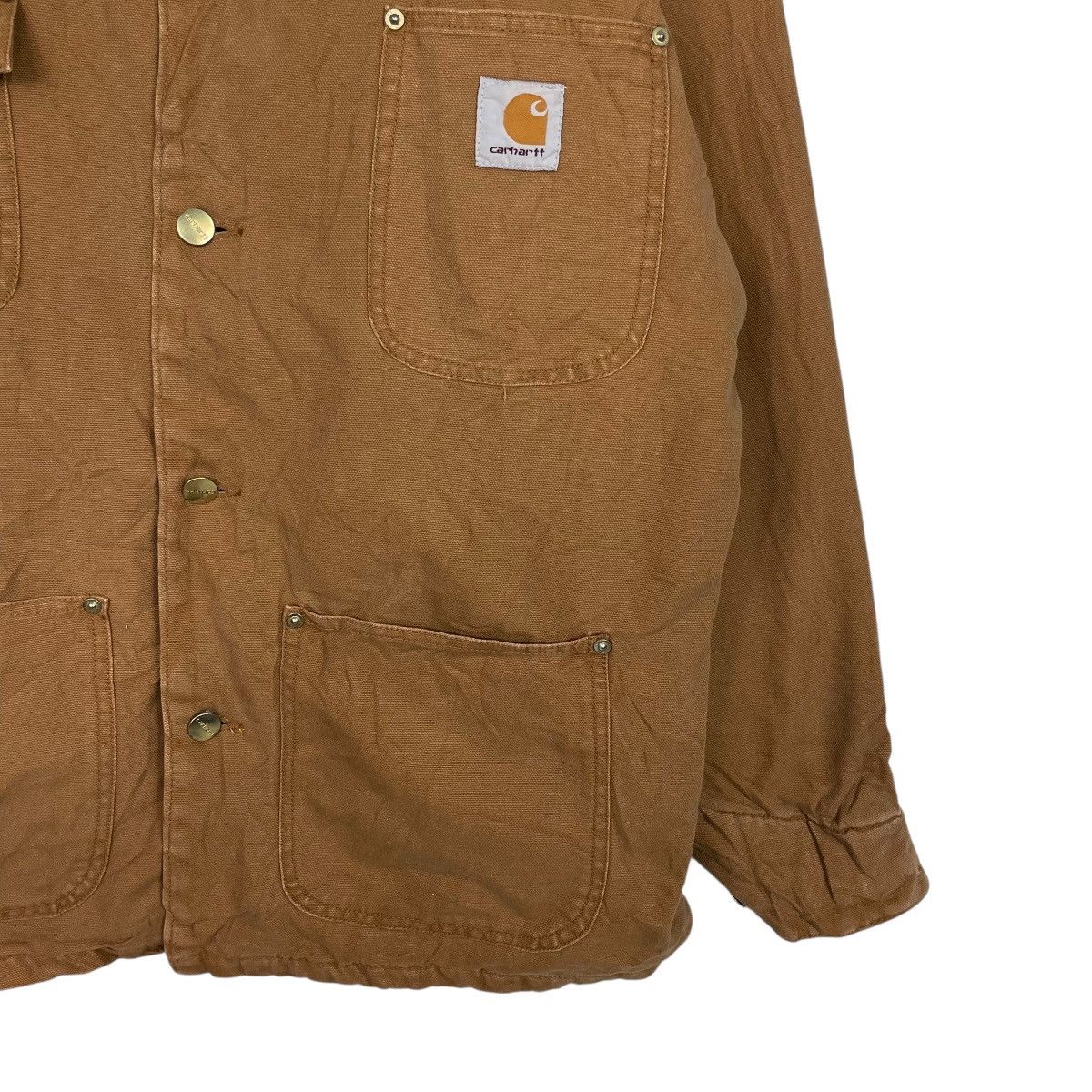Carhartt Vintage 80s Carhatt Detroit Duck Canvas Workwear Jacket Size US L / EU 52-54 / 3 - 4 Thumbnail