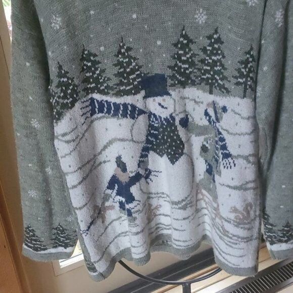 Vintage Adele Knitwear Vintage Made in the USA Holiday Christmas Sno Size M / US 6-8 / IT 42-44 - 3 Thumbnail