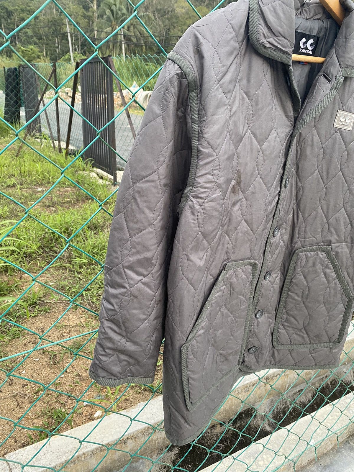 Japanese Brand × Kansai Yamamoto × Vintage Vintage C C Kansai Quilted Jacket Size US M / EU 48-50 / 2 - 5 Thumbnail
