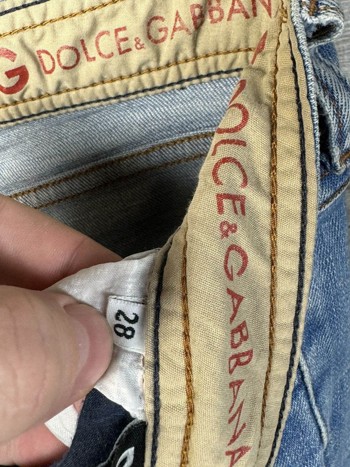 Dolce & Gabbana Dolce Gabbana D&G Vintage Womans Jeans Luxury size 28 Size 28" / US 6 / IT 42 - 19 Thumbnail