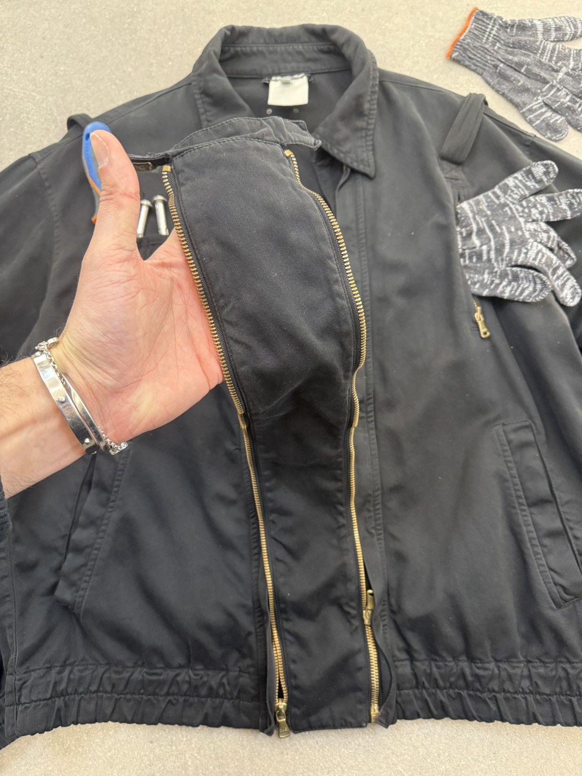 Dolce & Gabbana Archive A/W 2006 D&G double zip army jacket Size US L / EU 52-54 / 3 - 3 Thumbnail