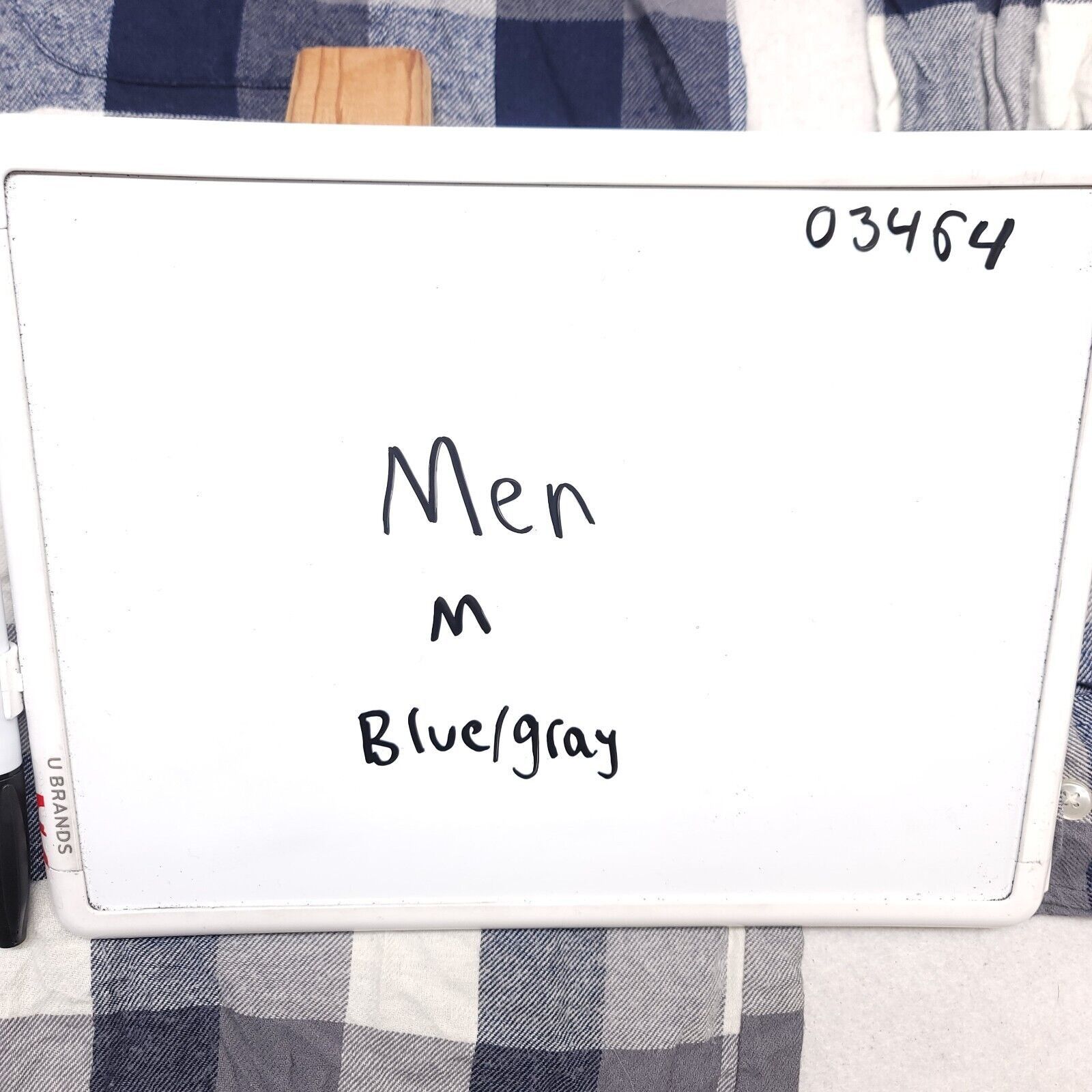 Club Room Club Room GIngham Flannel Shirt Mens Size M Blue Gray Size US M / EU 48-50 / 2 - 9 Thumbnail