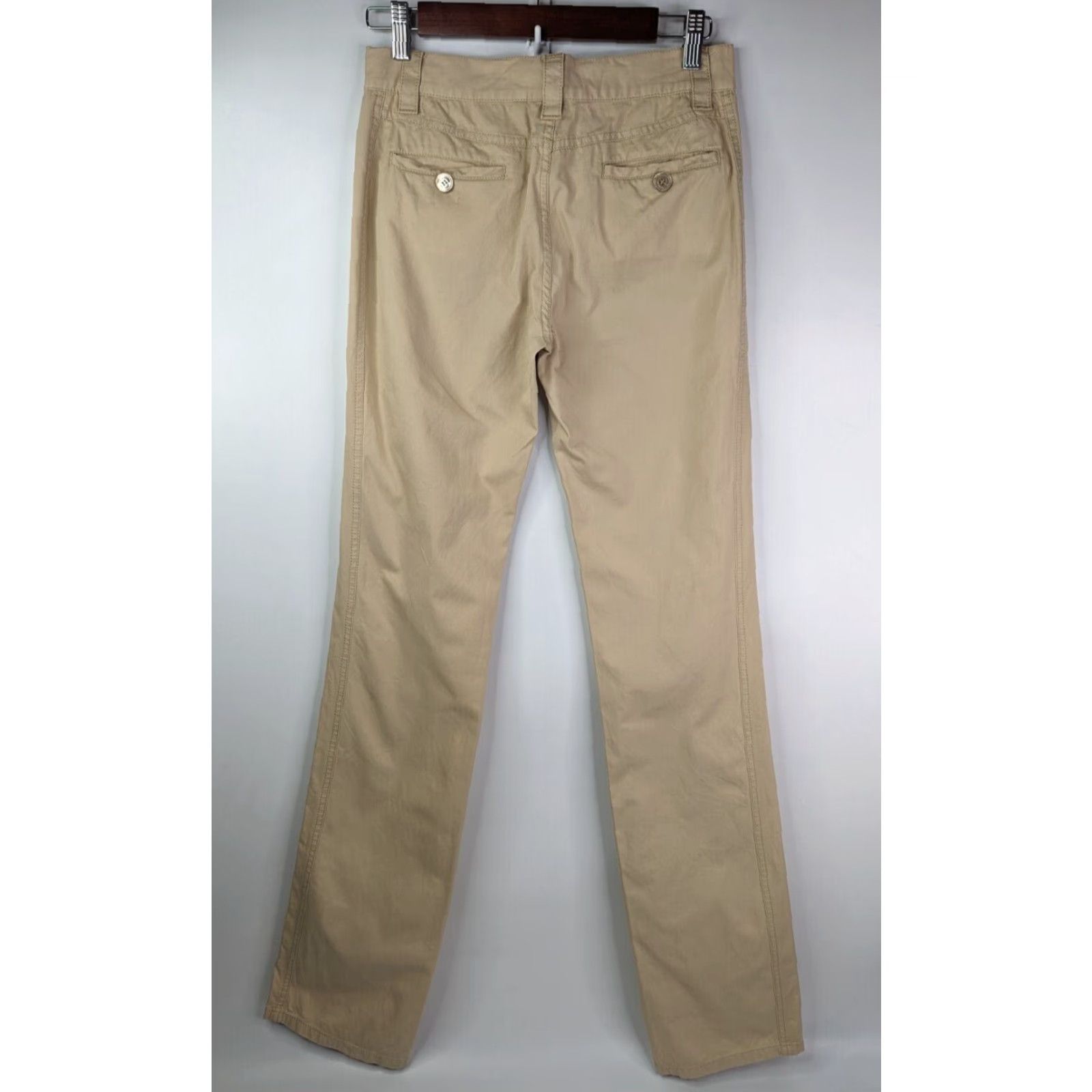 Valentino VALENTINO Beige Cotton Blend Women’s Chinos Pant Size 6 Made in Italy Size 28" / US 6 / IT 42 - 5 Thumbnail