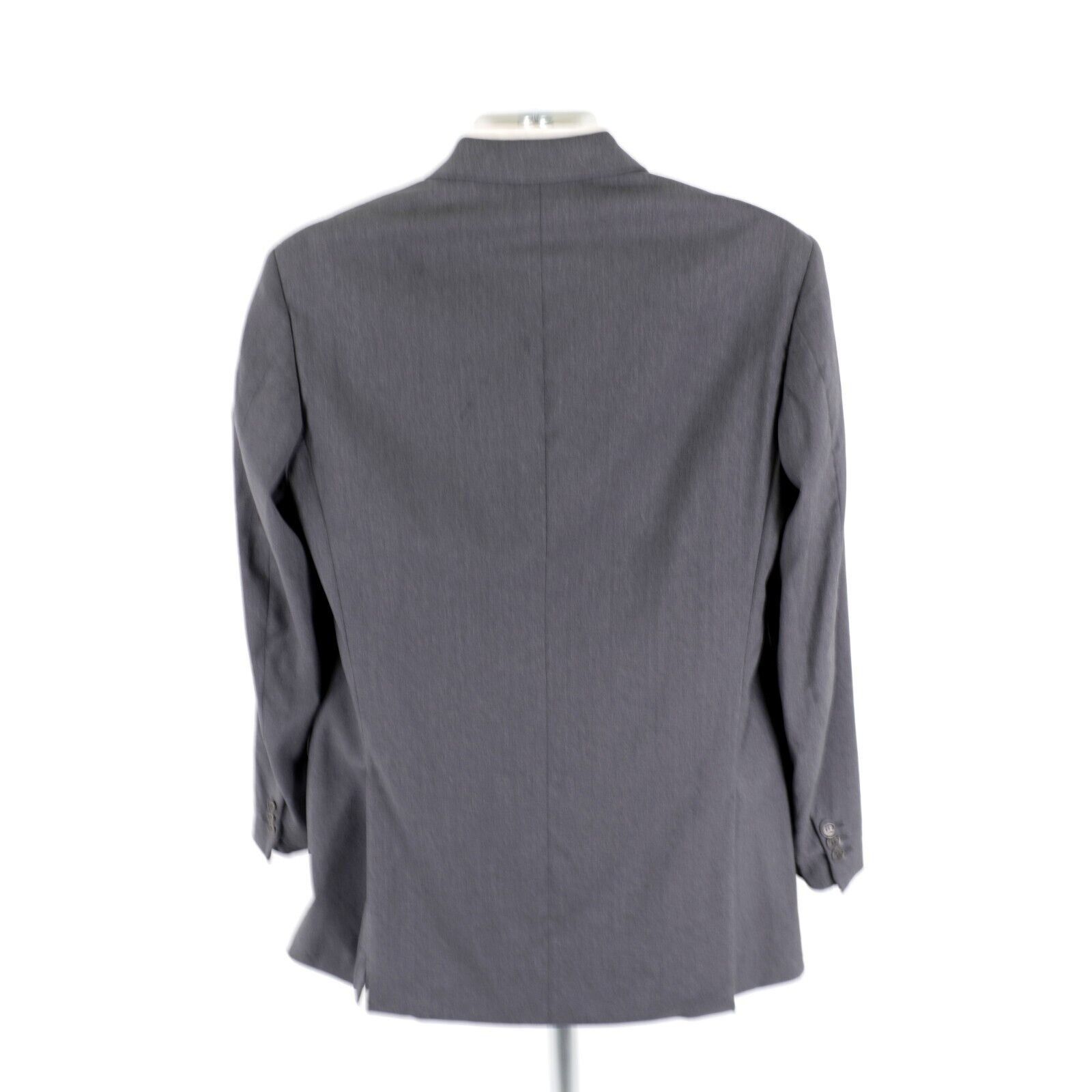 Salvatore Ferragamo DAMAGED Salvatore Ferragamo Wool Gray 3 Button Blazer 38L / Size 38L - 8 Thumbnail