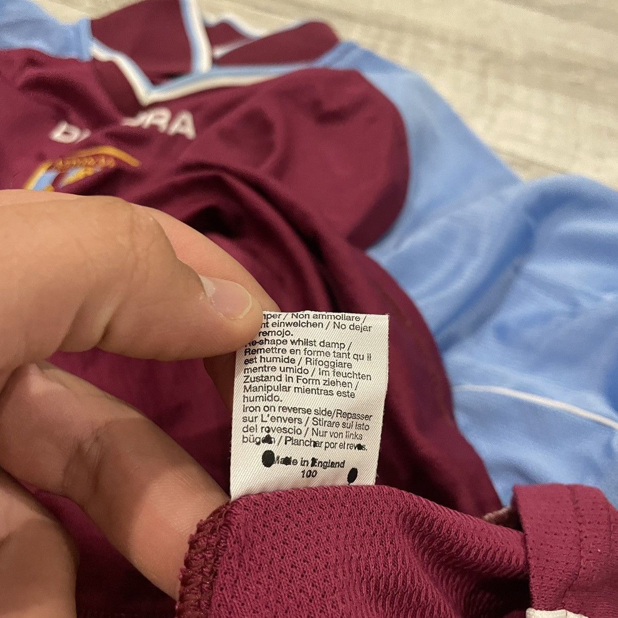 Other Aston Villa 90s diadora NTL tee soccer jersey shirt Size US S / EU 44-46 / 1 - 6 Thumbnail