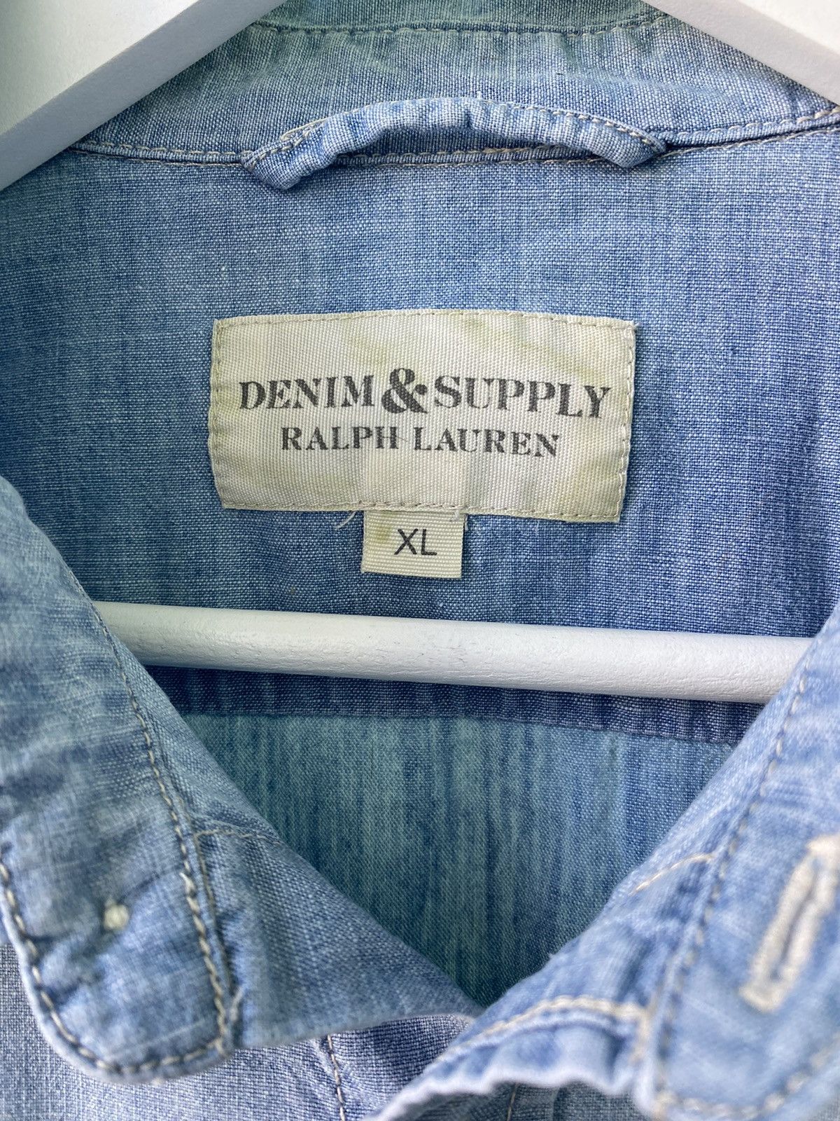 Vintage Ralph Lauren DENIM&SUPPLY Remake Work Shirt Size XL Size US XL / EU 56 / 4 - 3 Thumbnail