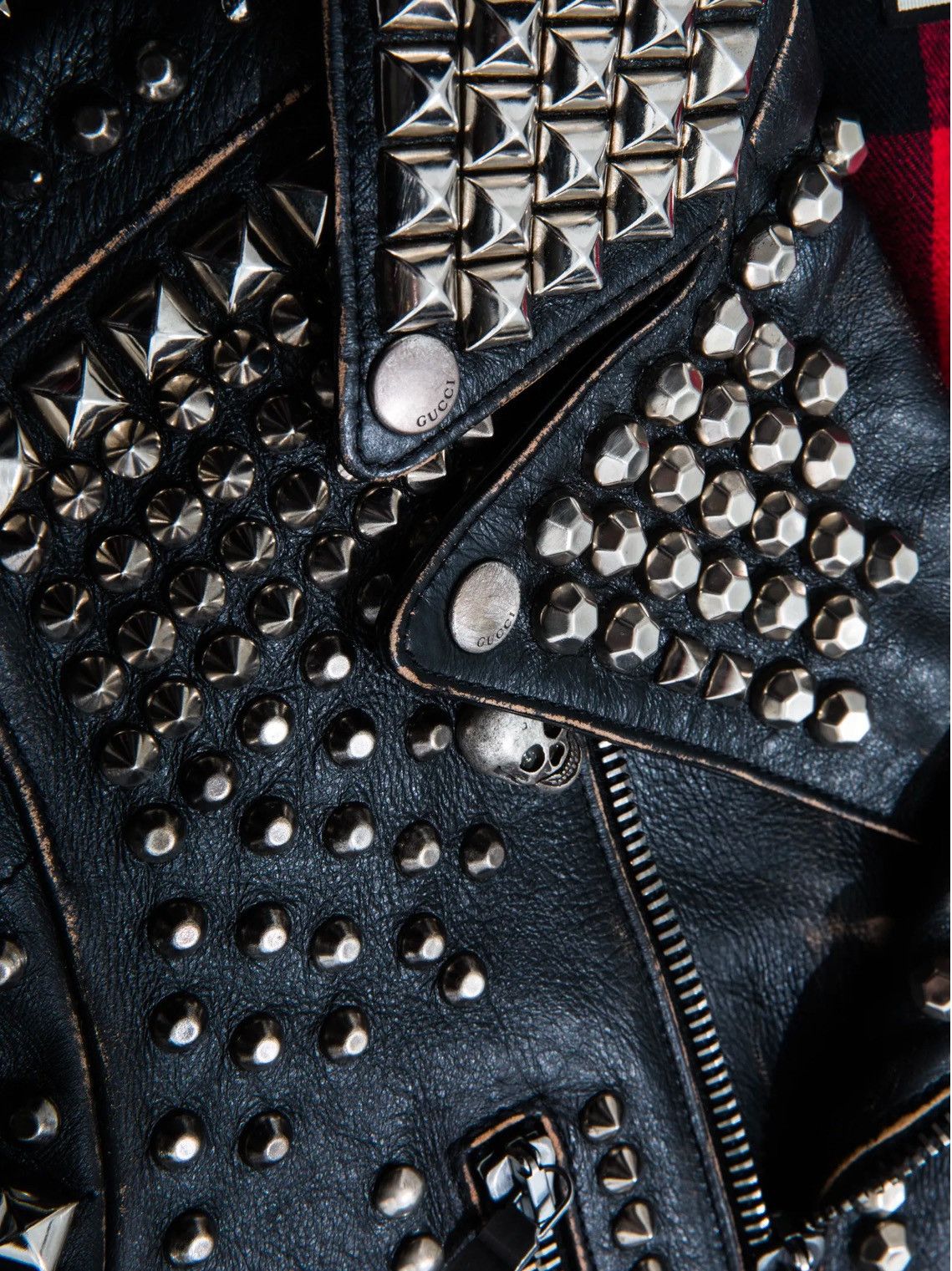 Gucci Gucci Studded Leather Jacket Size US L / EU 52-54 / 3 - 9 Thumbnail
