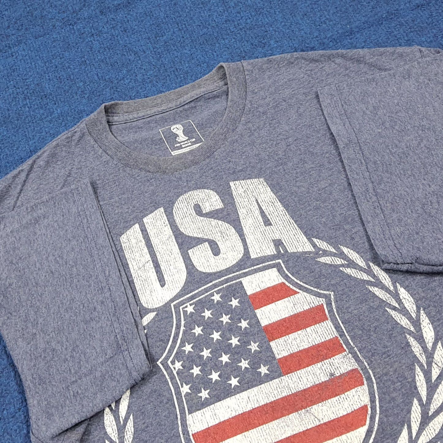 Vintage Vintage Fifa World Cup Brasil USA America Flag C285N34 Size US L / EU 52-54 / 3 - 4 Thumbnail
