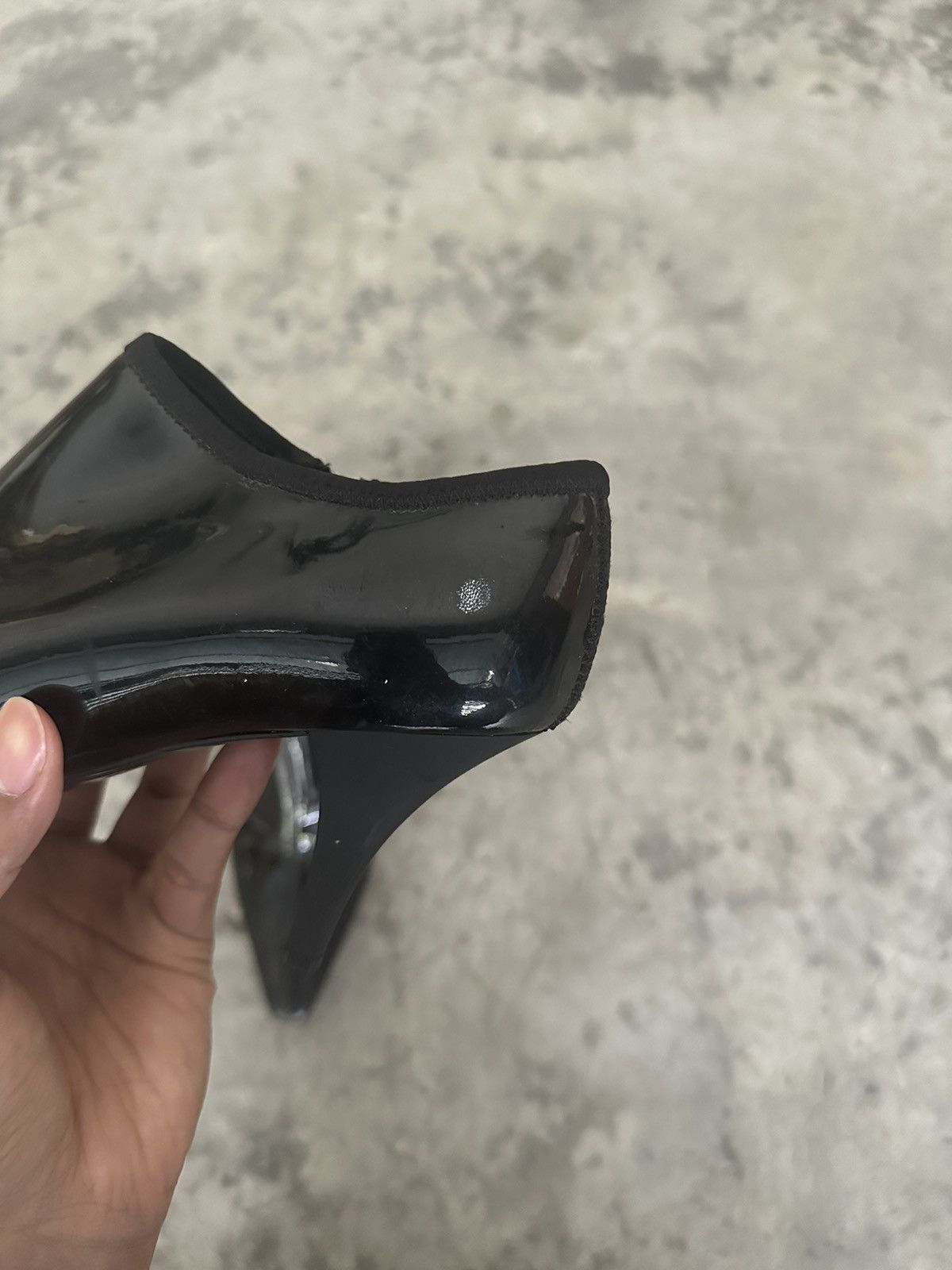 Prada Prada Black Patent Leather Ankle Boots Size US 5 / IT 35 - 11 Thumbnail