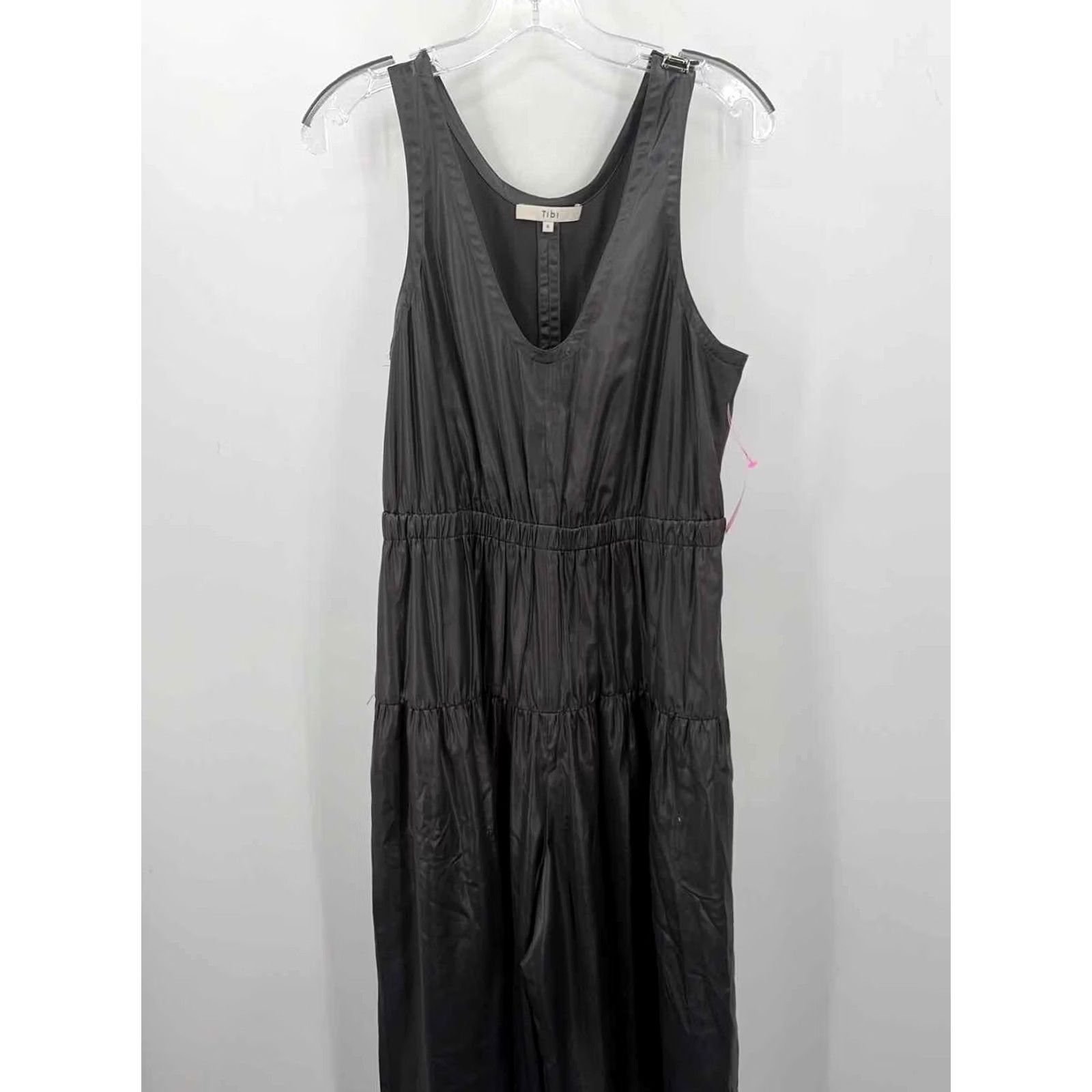 Tibi Pre-Owned Tibi Grey Size Small Maxi Sleeveless Dress Size S / US 4 / IT 40 - 2 Thumbnail