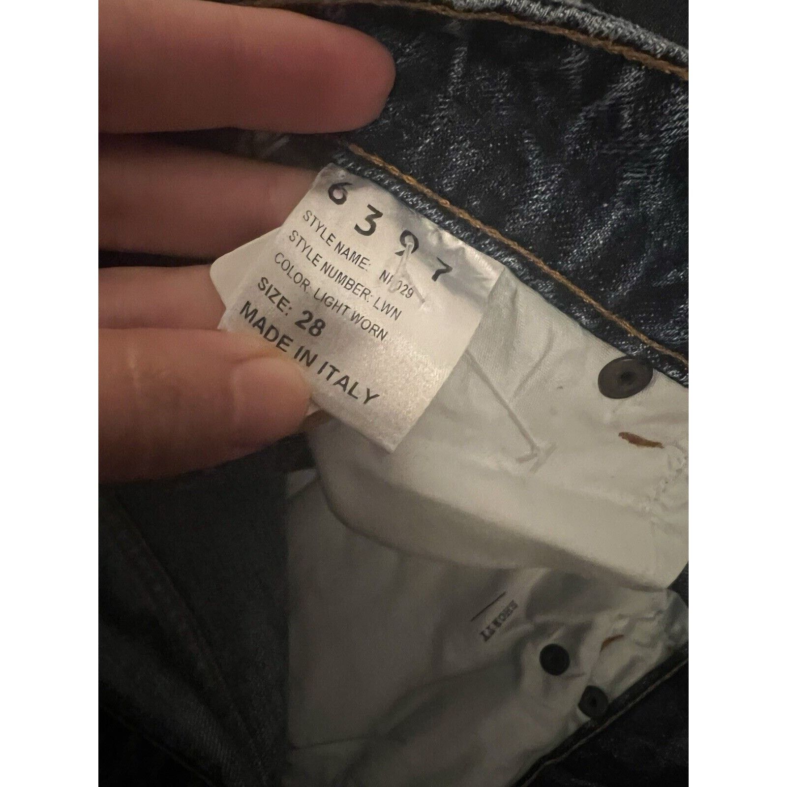 6397 NWT 6397 Wide Jeans Blue Light Worn 27 Size 27" / US 4 / IT 40 - 5 Thumbnail