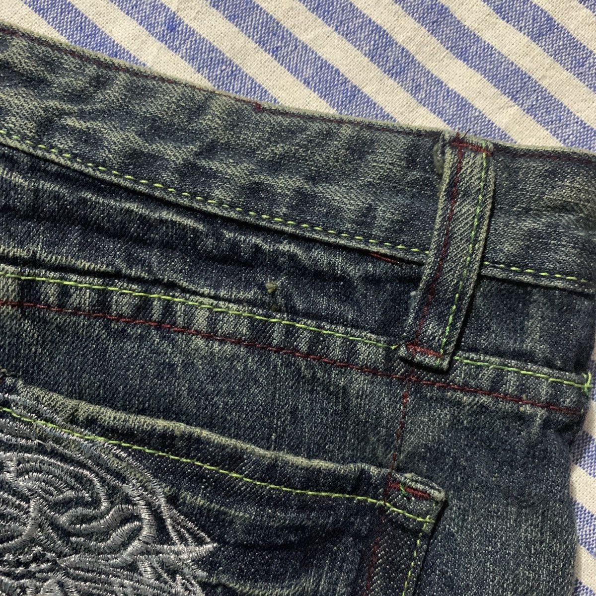 Ed Hardy Ed Hardy Christian Audigier Embroidered Tiger Jeans Women Size 30" / US 8 / IT 44 - 6 Thumbnail