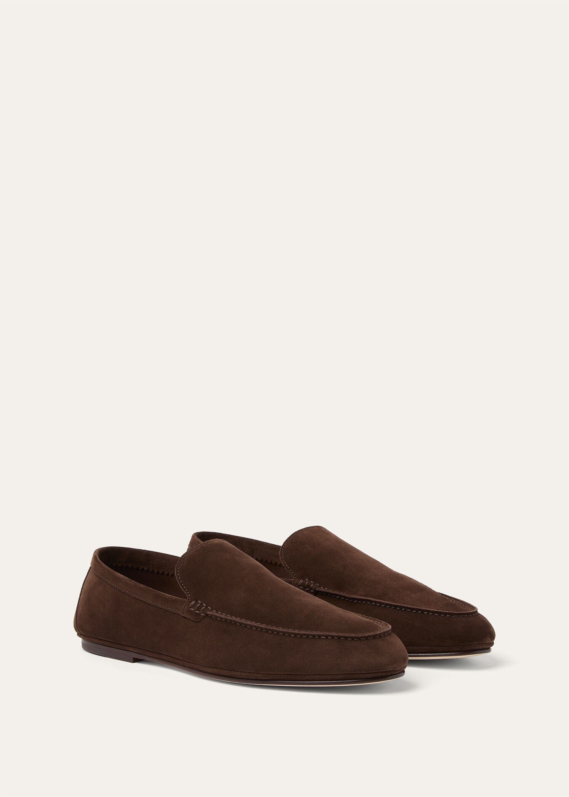 Loro Piana os11x0226 FAQ5514 Summer Anton Loafers in Terra Size US 10 / EU 43 - 3 Thumbnail