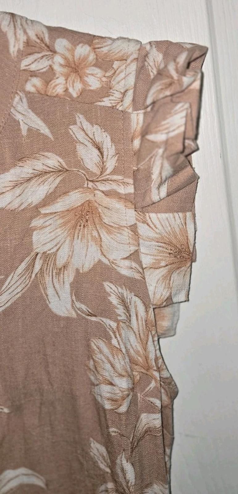 Other Monteau Los Angeles Blush Color Floral Dress Womens Size M / US 6-8 / IT 42-44 - 12 Thumbnail