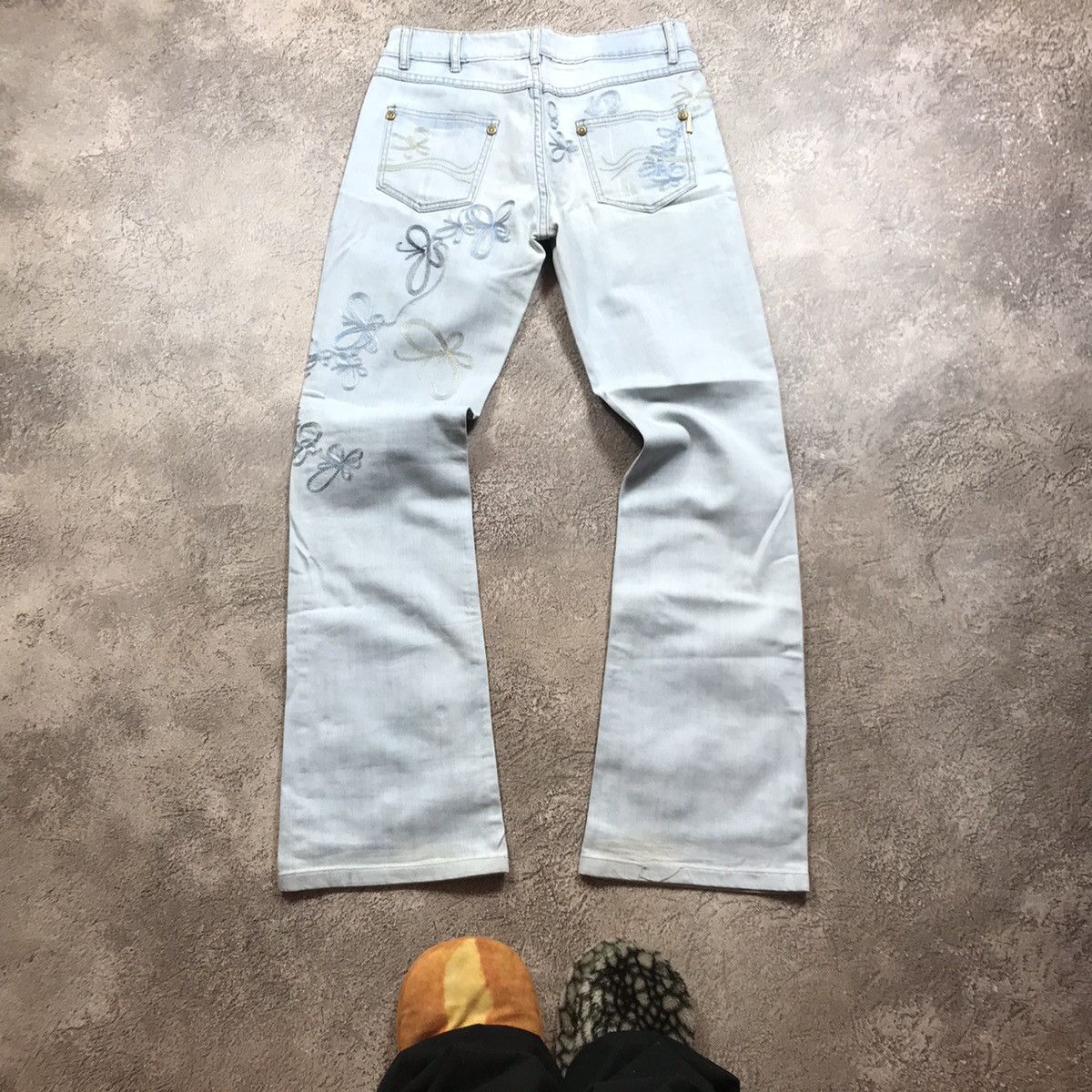 Vintage Vintage 90s Distressed Baggy Jeans Thrashed Skate Grunge 28 Size 28" / US 6 / IT 42 - 6 Thumbnail