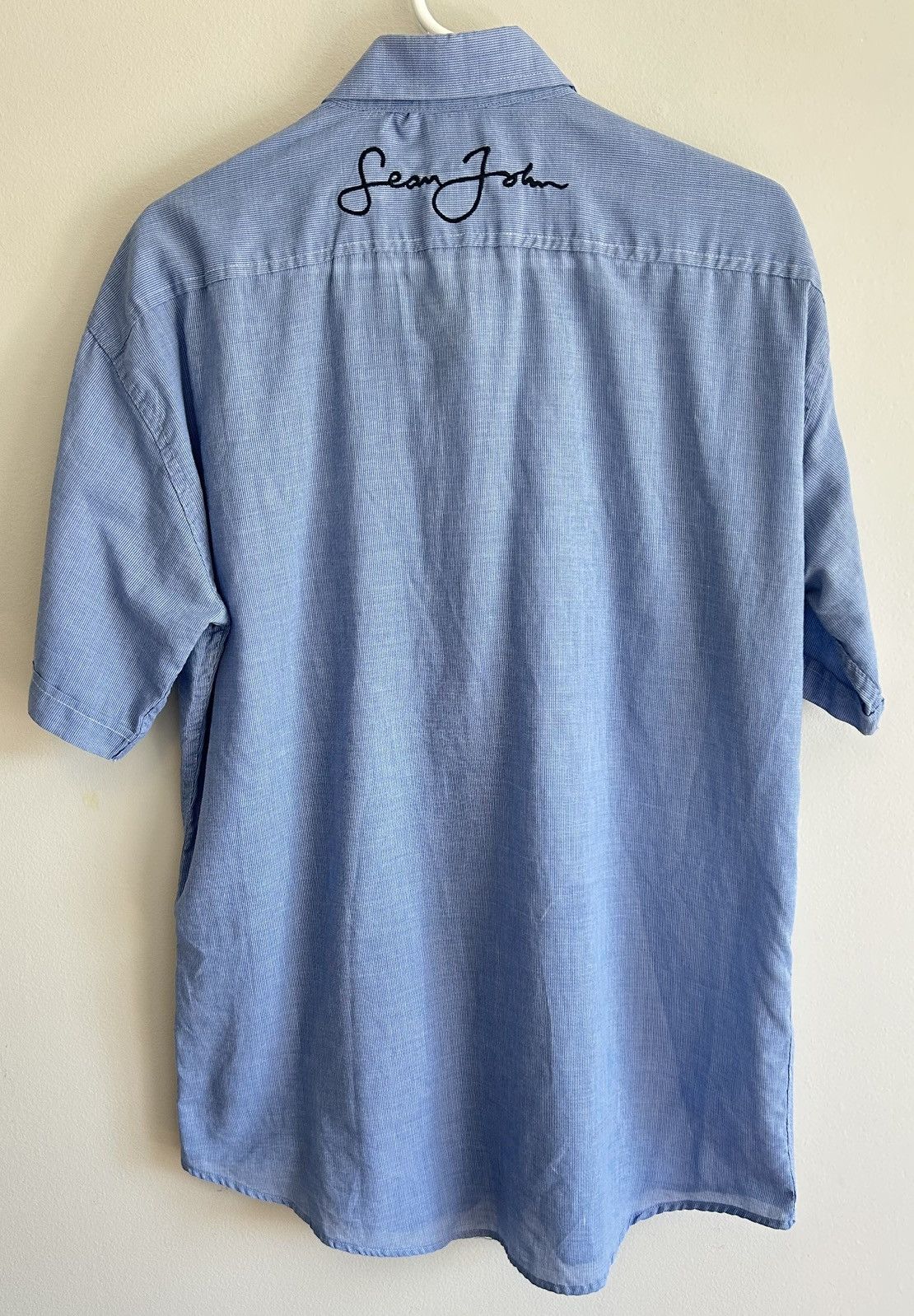 Sean John × Vintage Vintage Sean John Men’s Blue Button Up Shirt Size XL Size US XL / EU 56 / 4 - 7 Thumbnail
