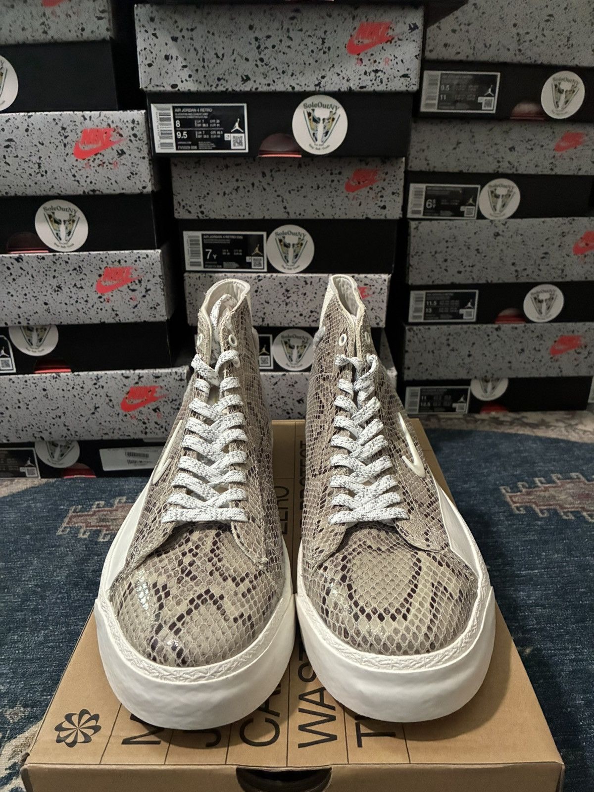 Nike × Soulland Soulland x Nike Blazer Mid SB Fri.day SKU CN4540-001 Size US 11.5 / EU 44-45 - 3 Thumbnail
