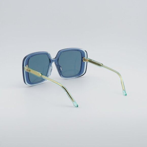 Dior Dior DIORHIGHLIGHT S3F 30B0 Sunglasses Shiny Blue Square Size ONE SIZE - 9 Thumbnail