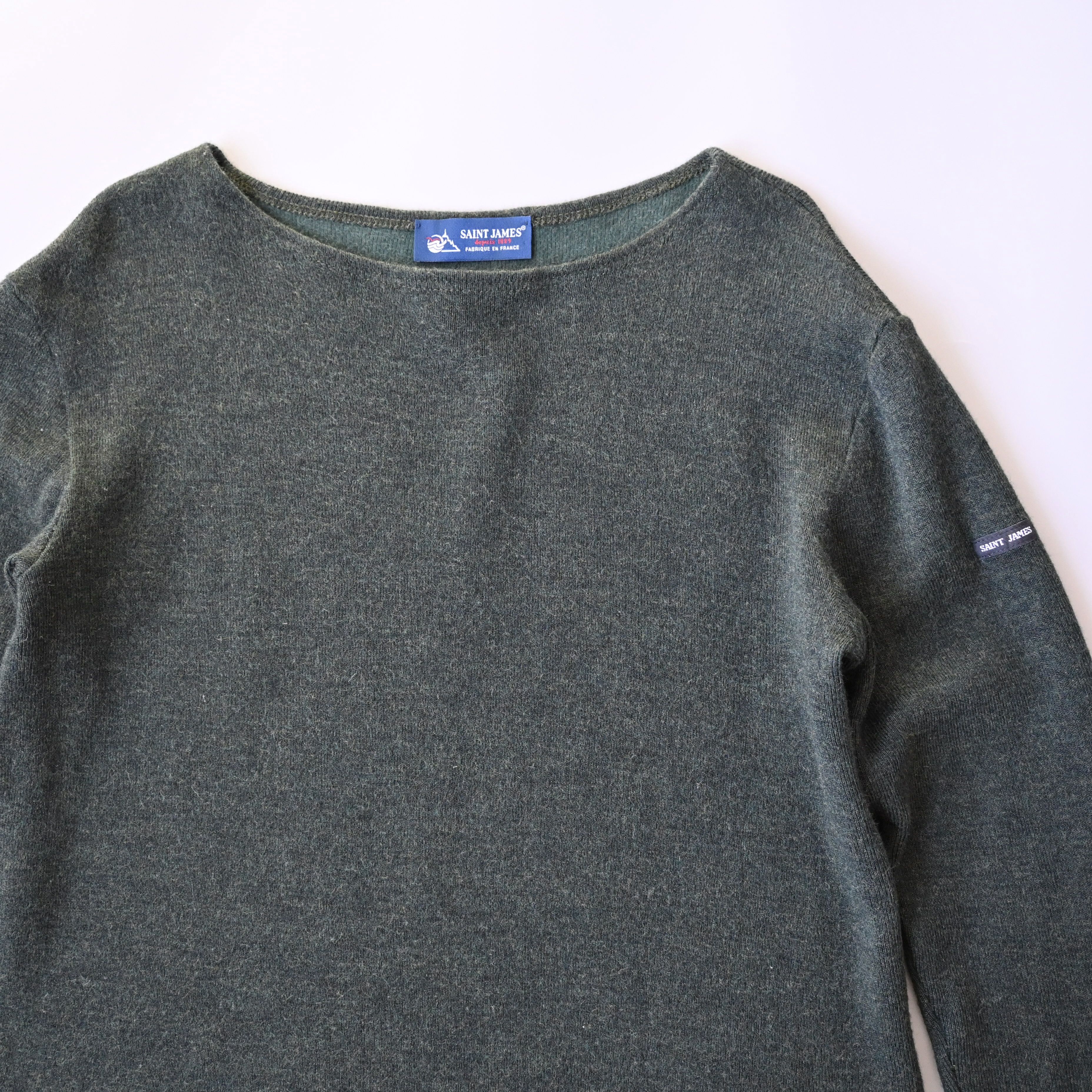 Saint James SAINT JAMES "double face" Breton sweater, forest, 3.5/SM Size S / US 4 / IT 40 - 3 Thumbnail