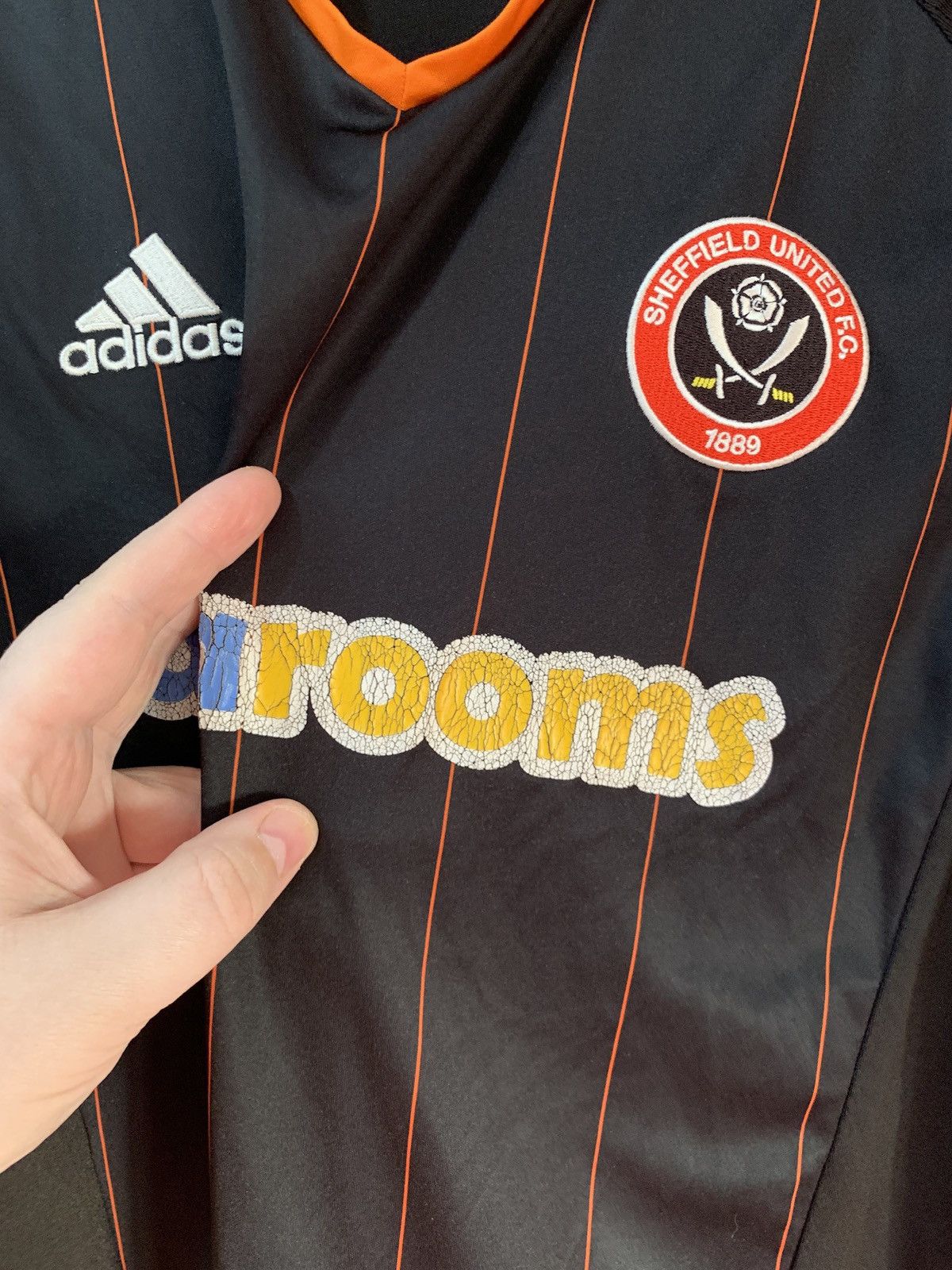 Adidas Sheffield United 2016 Away Football Shirt Adidas Soccer Sz M Size US M / EU 48-50 / 2 - 6 Thumbnail