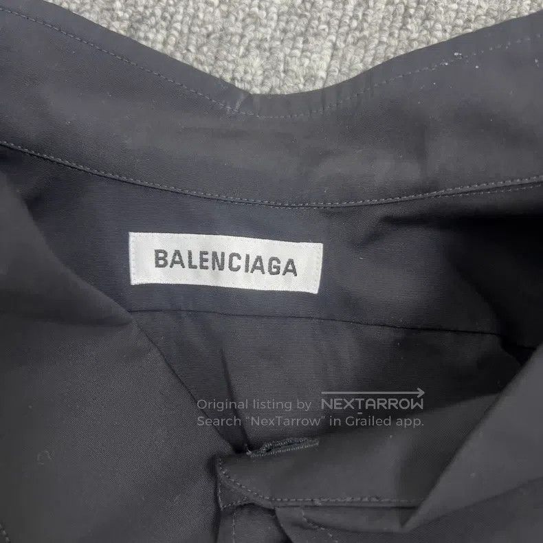 Balenciaga Balenciaga Logo Shirt with Special Tailoring Design Size XS / US 0-2 / IT 36-38 - 3 Thumbnail