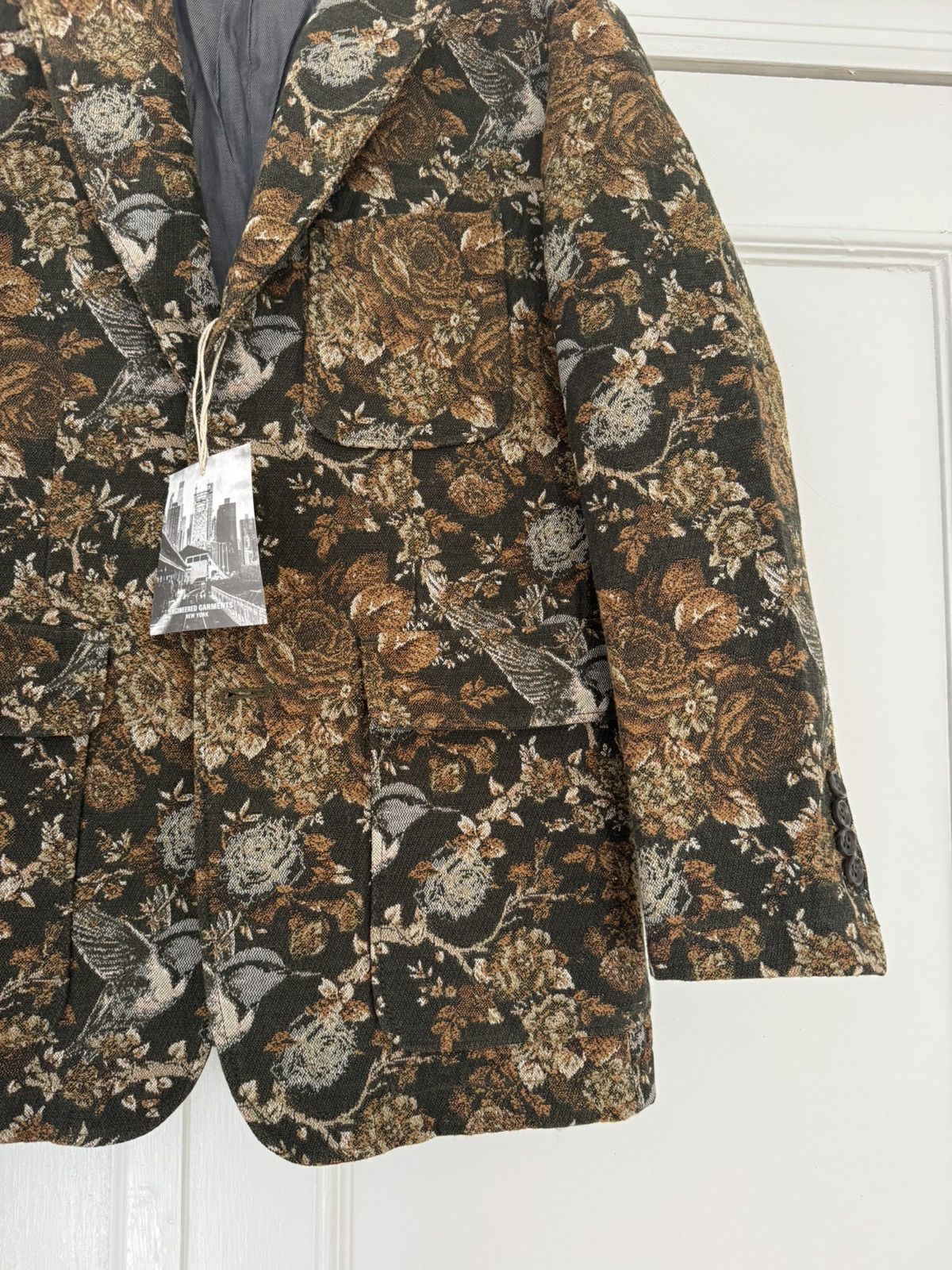 Engineered Garments Engineered Garments Baker Hummingbird Jacquard Jacket XS Size 36S - 8 Thumbnail