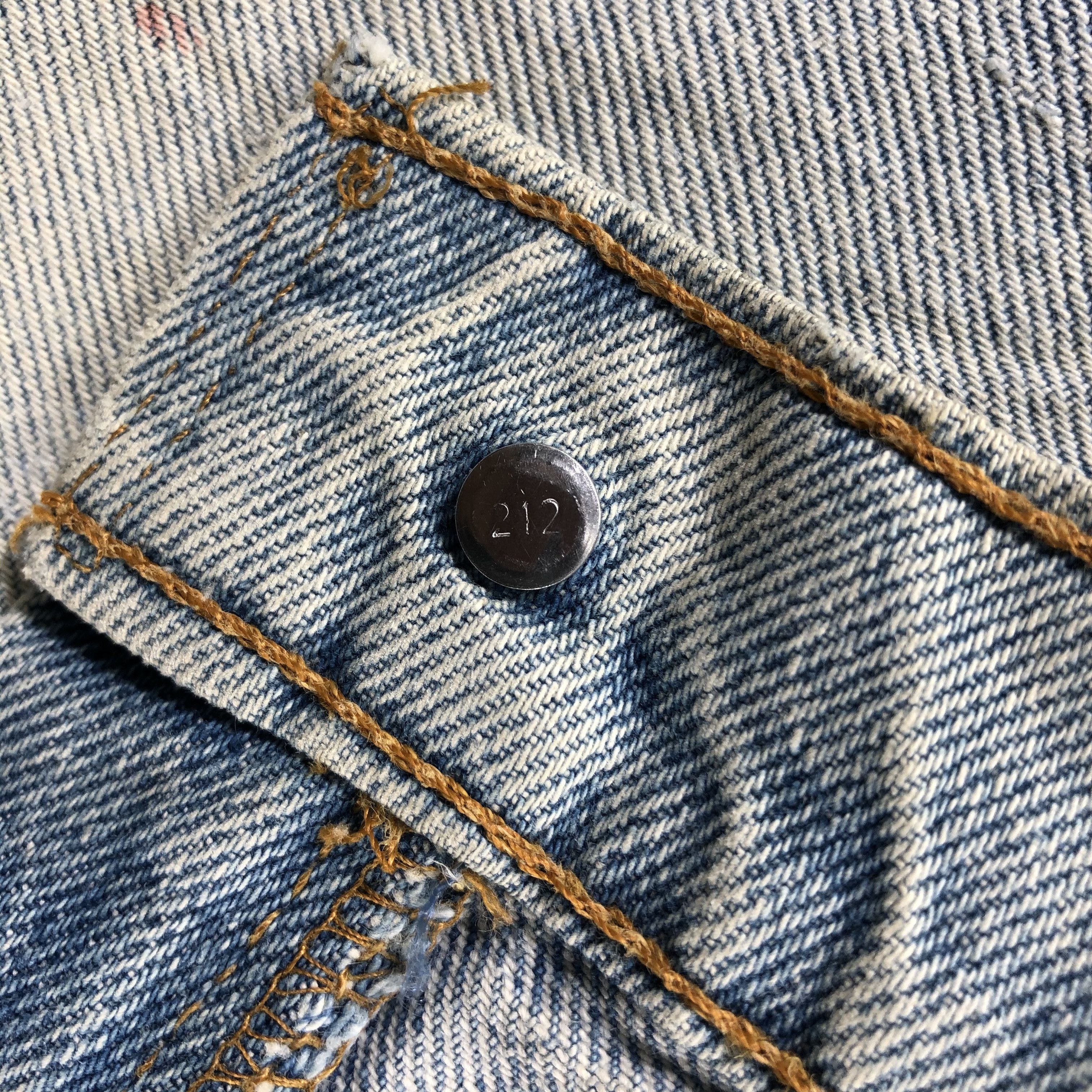 Levi's 90s Vintage Light Wash Levis Jeans-J2643 Size US 43 - 11 Thumbnail