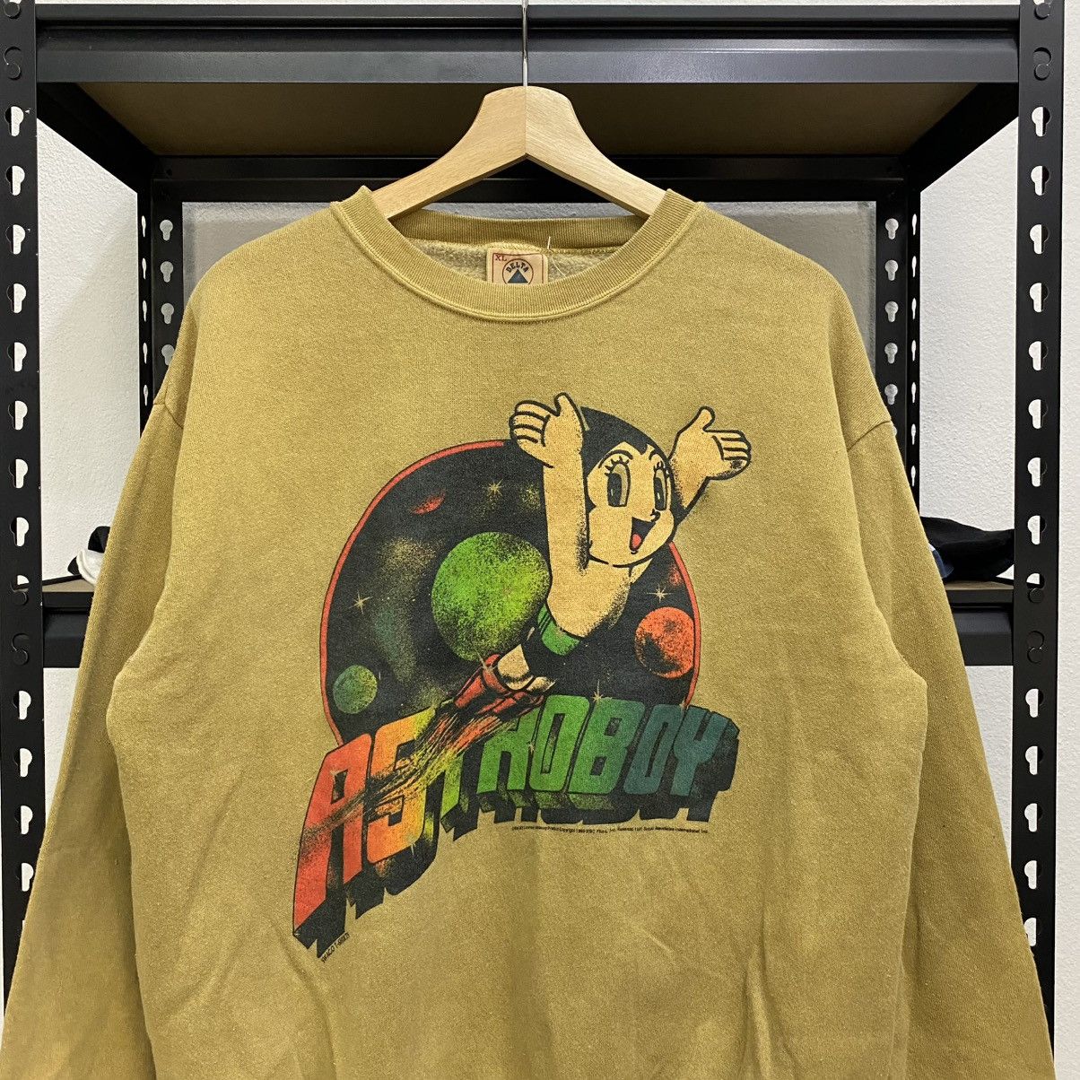 Delta Vintage Astroboy Sweatshirt Crewneck 90s Brown Colour Size US XL / EU 56 / 4 - 2 Thumbnail