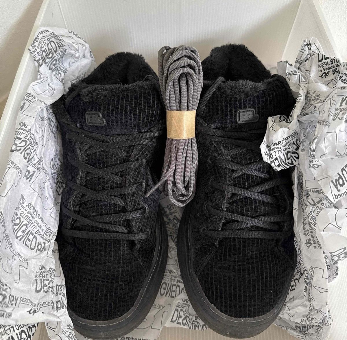 ERL ERL Vamp Sneakers in Electric Grey | Grailed