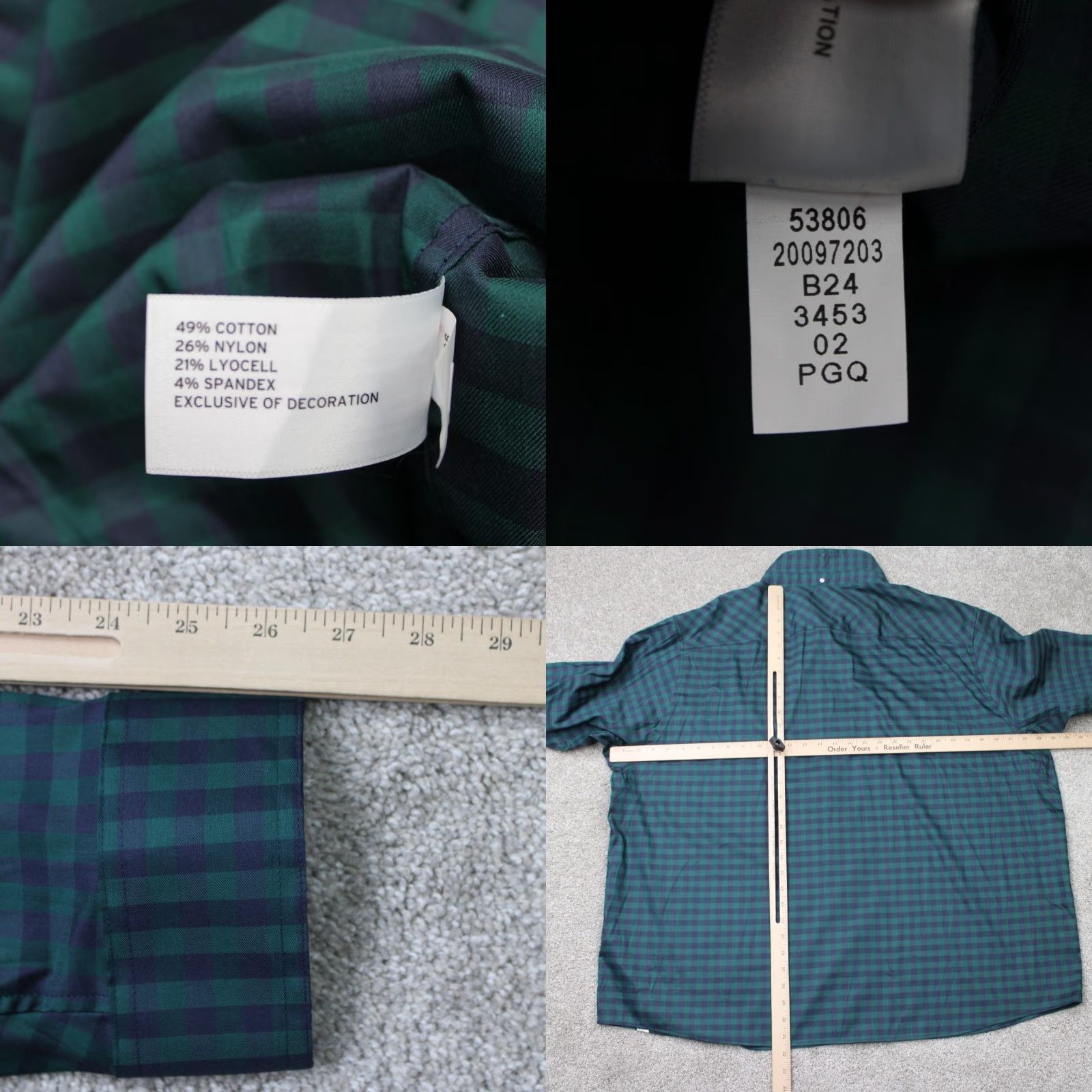 Vintage Duluth Shirt Men 3XL XXXL Green/Blue Plaid Untucked Soft Skills Standard Fit L/S Button-Up Casual Classic Mens Size US XXL / EU 58 / 5 - 8 Thumbnail