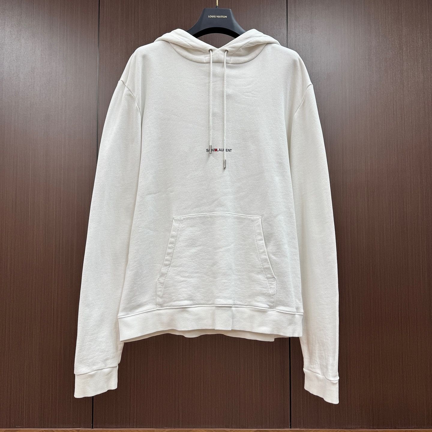 Saint Laurent Paris Saint Laurent Logo Hoodie Size XL Size US XL / EU 56 / 4 - 1 Thumbnail
