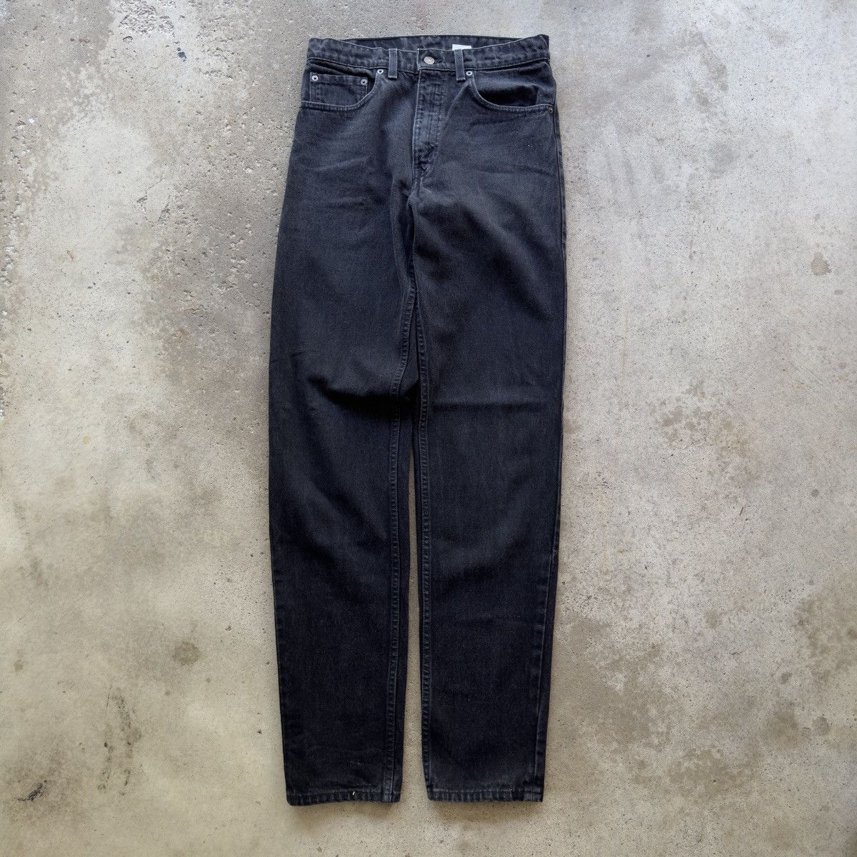 Faded Black Levi's 550 Jeans ERD Grunge Thrashed Skater