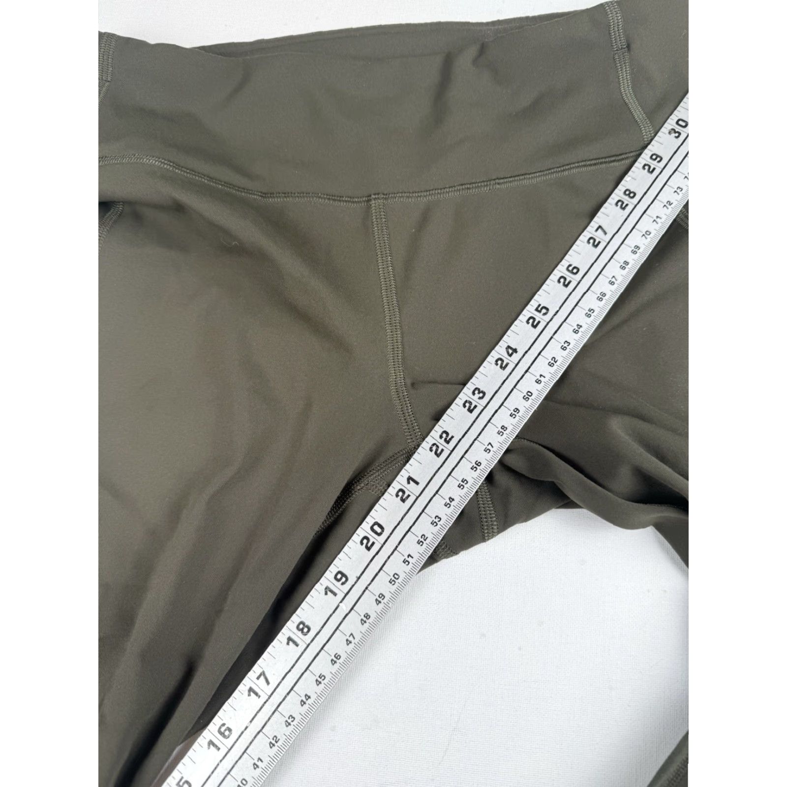 Lululemon Lululemon Pace Rival Crop 22" Dark Olive- Size 6 Leggings Women Regular Inseam 22 in Green Compression Activewear Size ONE SIZE - 7 Thumbnail