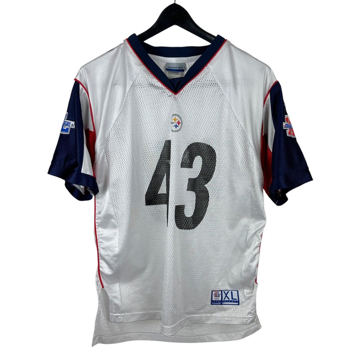 Vintage Mens Y2K Pittsburgh Steelers Troy Polamalu NFL Jersey Size US S / EU 44-46 / 1 - 1 Thumbnail