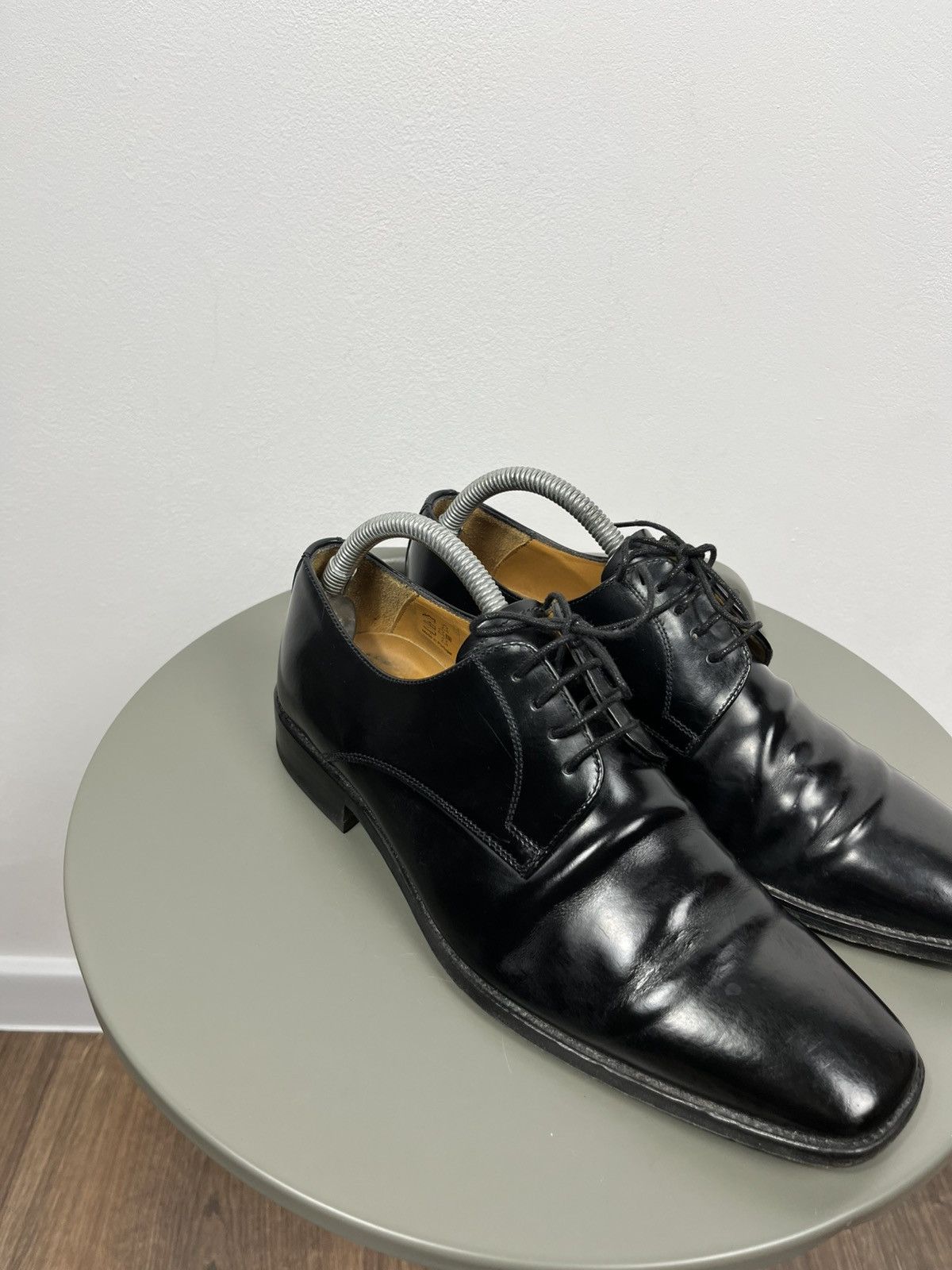 Leather Jones Bootmaker Black Leather Derby US 7 EU 40 Size US 7 / EU 40 - 2 Thumbnail