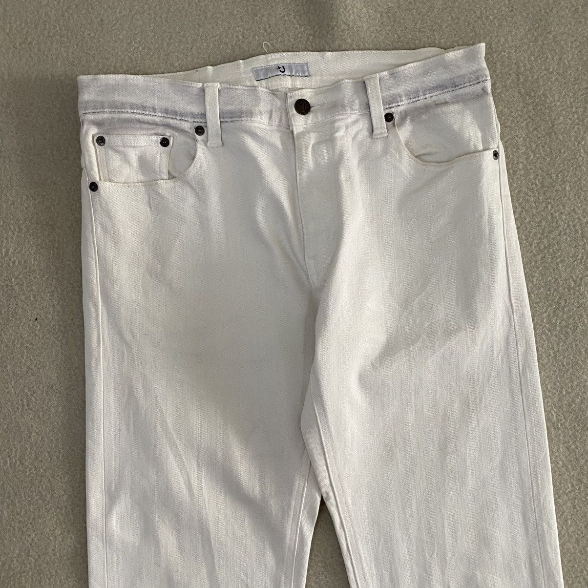Japanese Brand × Jil Sander × Uniqlo Uniqlo x Jil Sander Dirty White Stretchable Jeans w32 Size US 32 / EU 48 - 2 Thumbnail