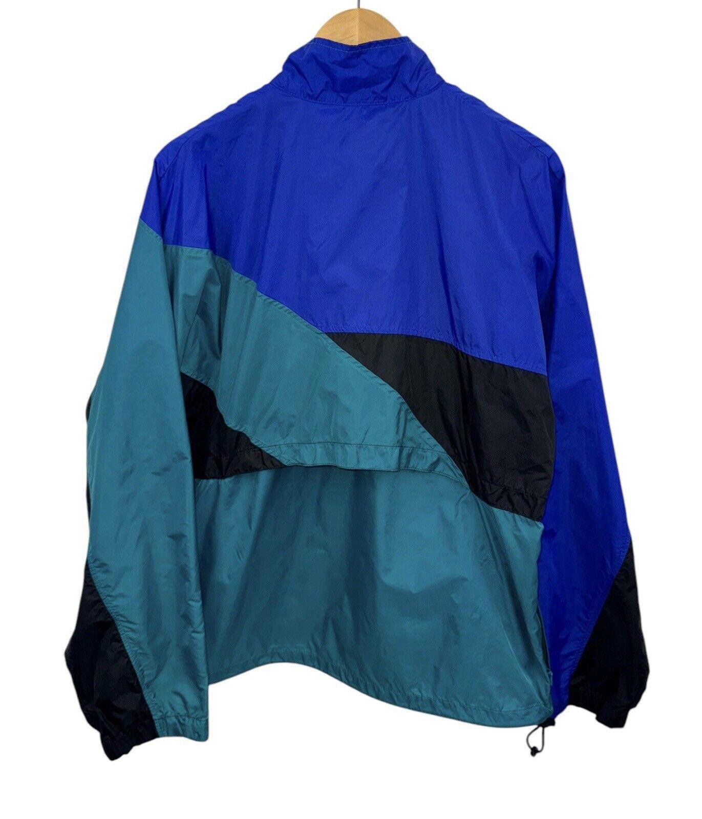 Nike Vintage Nike 90s Grape Aqua Retro Windbreaker Jacket Sz L Size US L / EU 52-54 / 3 - 2 Thumbnail
