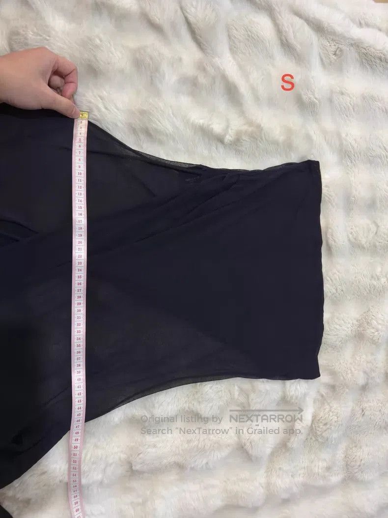 Saint Laurent Paris Saint Laurent Paris Crinkle Deep V Thin Mesh Underwear Shi Size US S / EU 44-46 / 1 - 7 Thumbnail