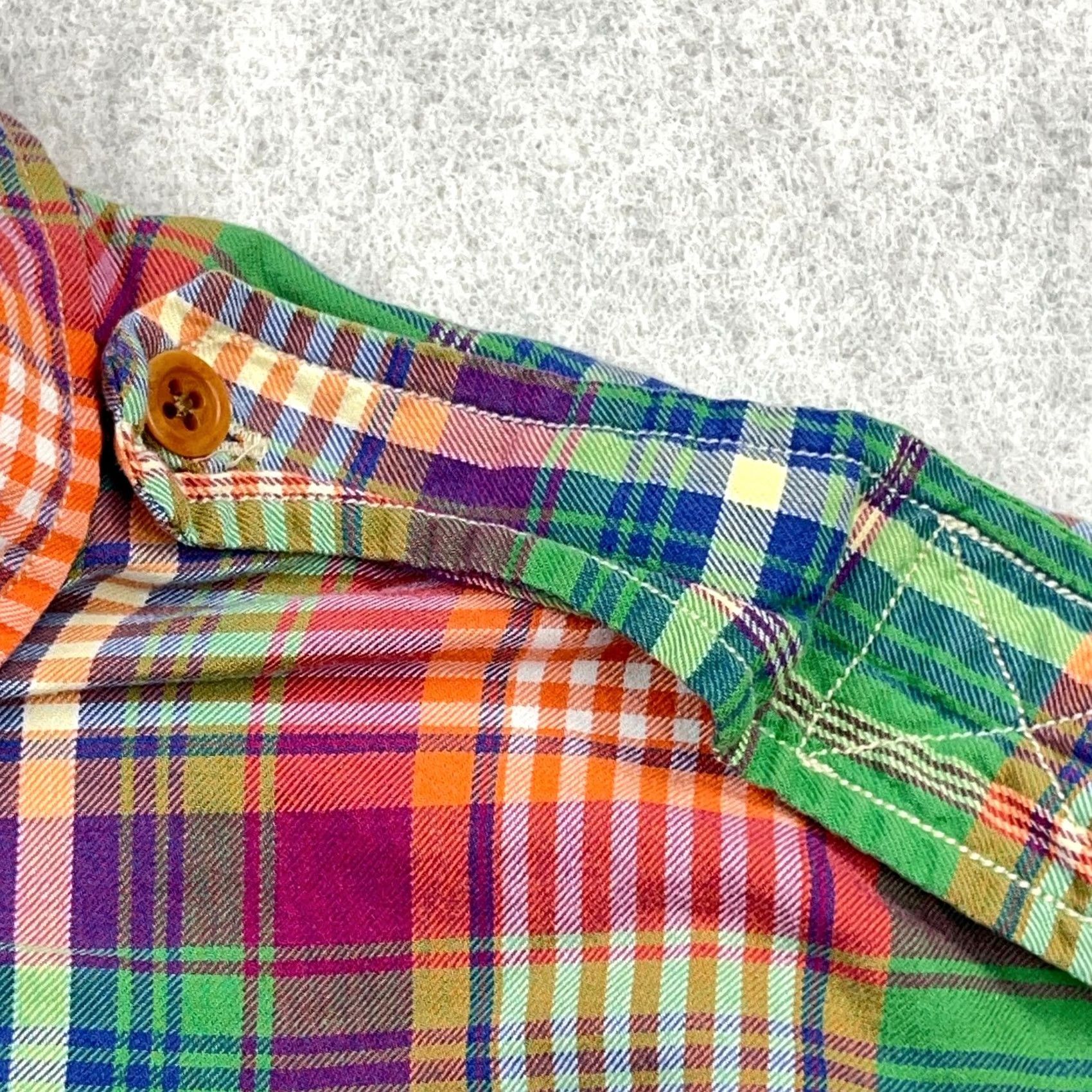Polo Ralph Lauren Polo Ralph Lauren Button-Up Shirt XL Multicolor Plaid Flannel Embroidered Logo Pocket Button-Down Long Sleeve Men Size US XL / EU 56 / 4 - 7 Thumbnail