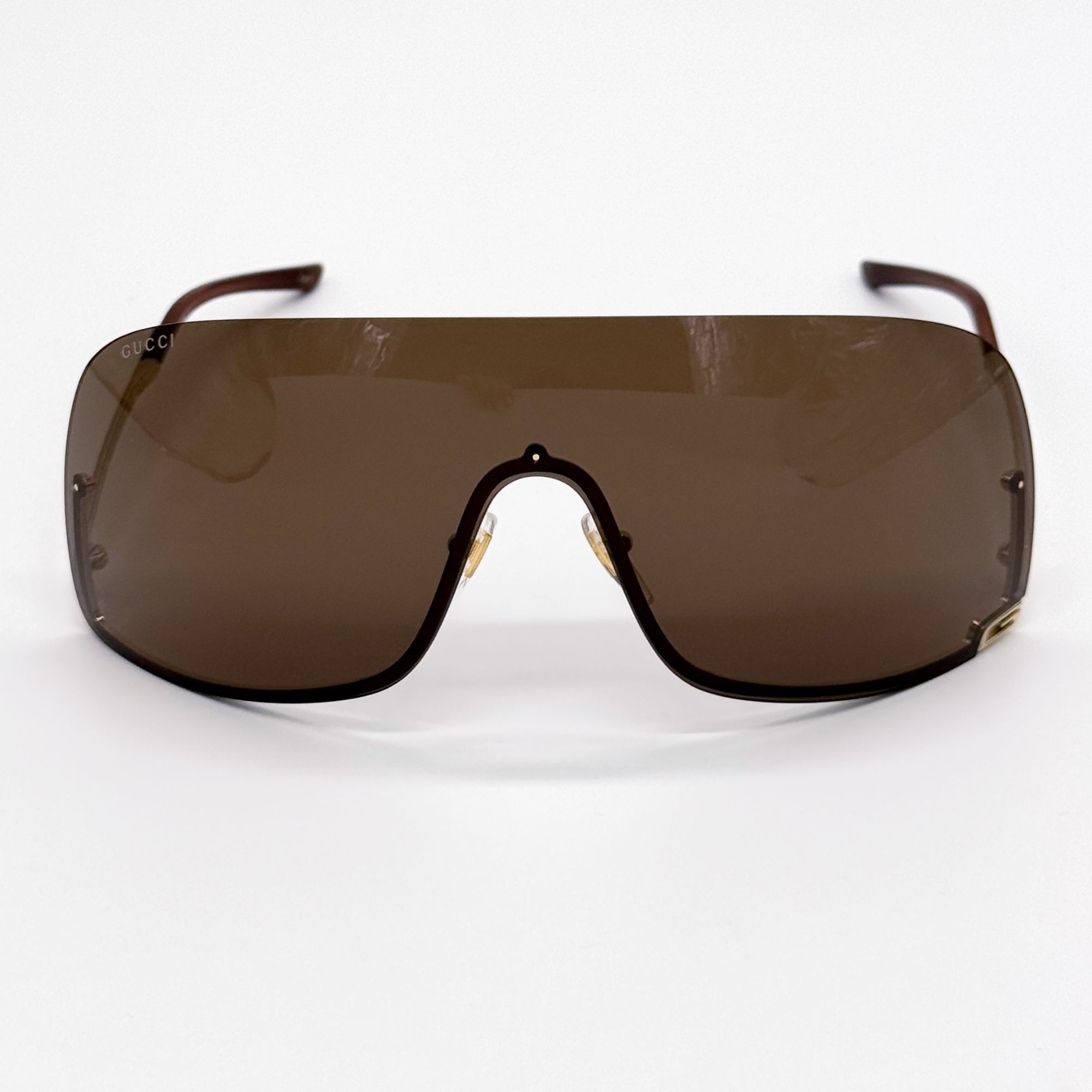 Gucci NEW GUCCI SUNGLASSES GG1560S 002 GOLD SHIELD UNISEX GUCCI Size ONE SIZE - 4 Thumbnail