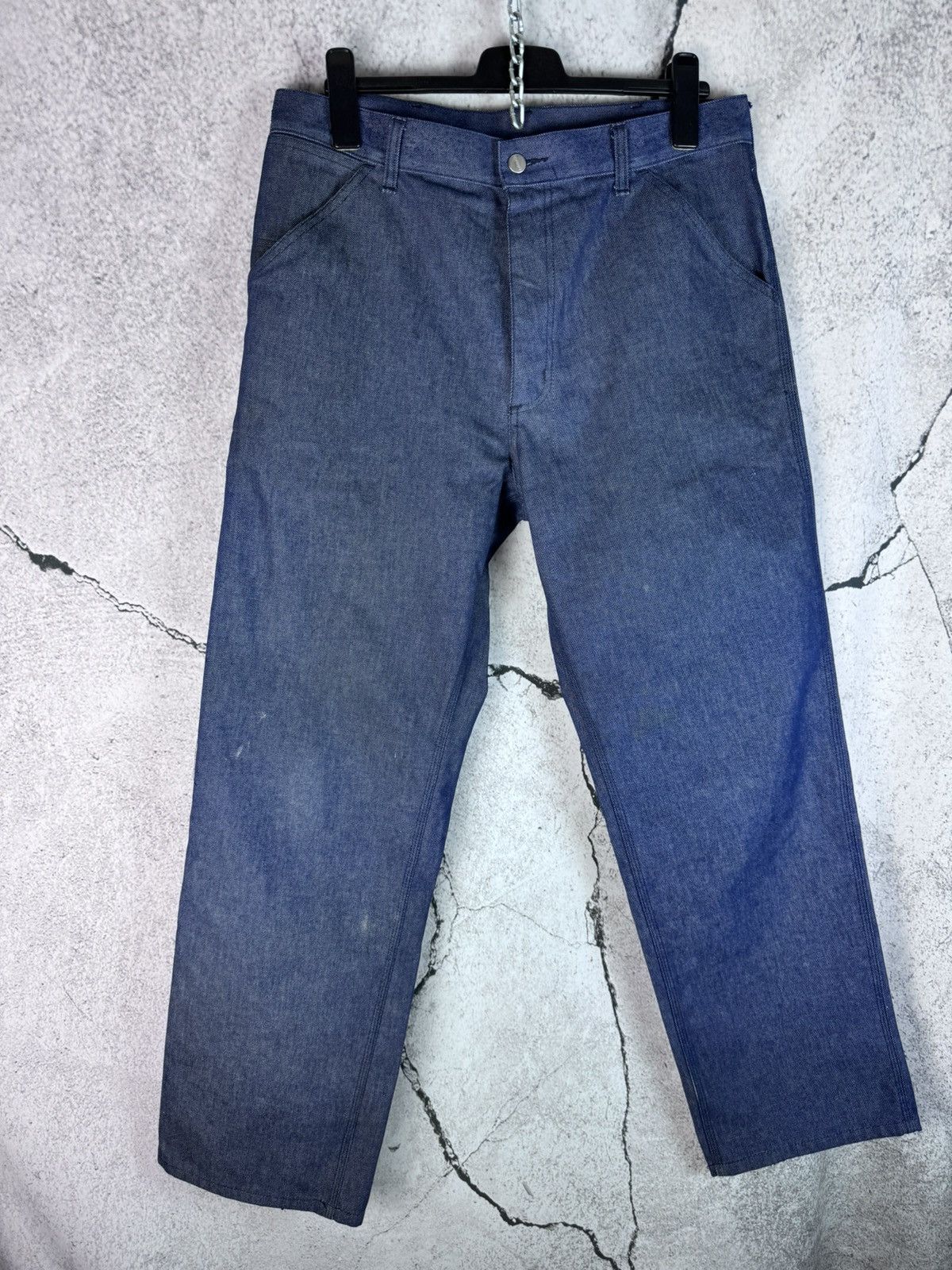 Carhartt Vintage 90s Carhartt Simple Denim Work Pants Size US 36 / EU 52 - 2 Thumbnail