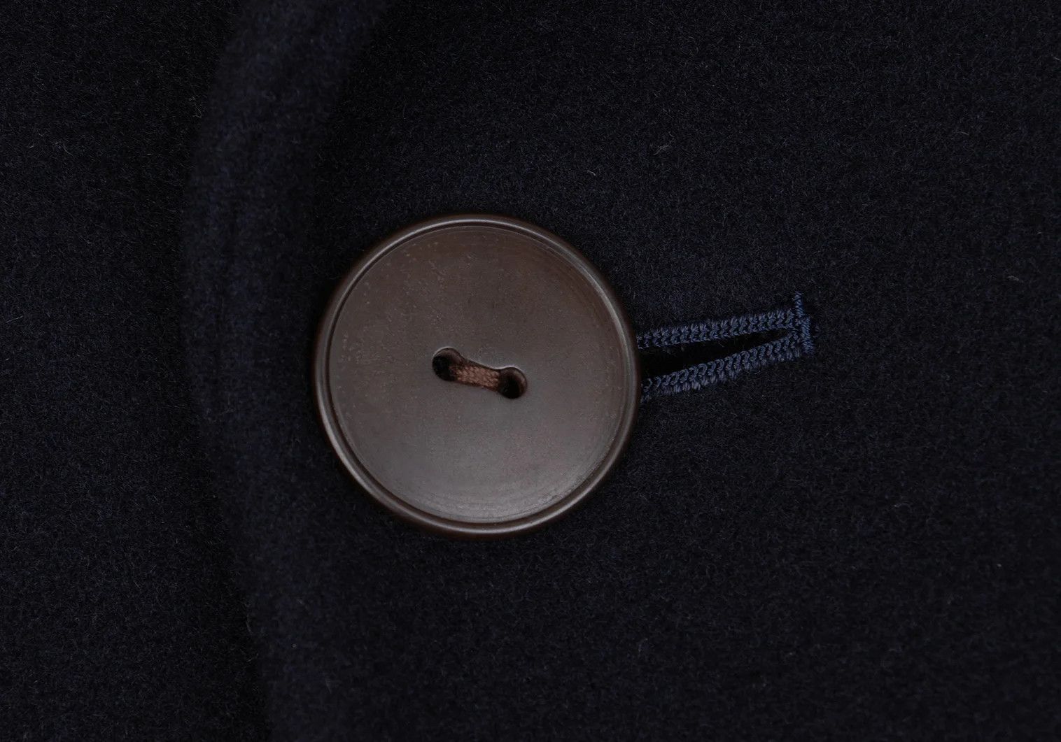 Jean Paul Gaultier Double-Breasted Wool Chester Coat in Navy, Size 50 Size US M / EU 48-50 / 2 - 11 Thumbnail