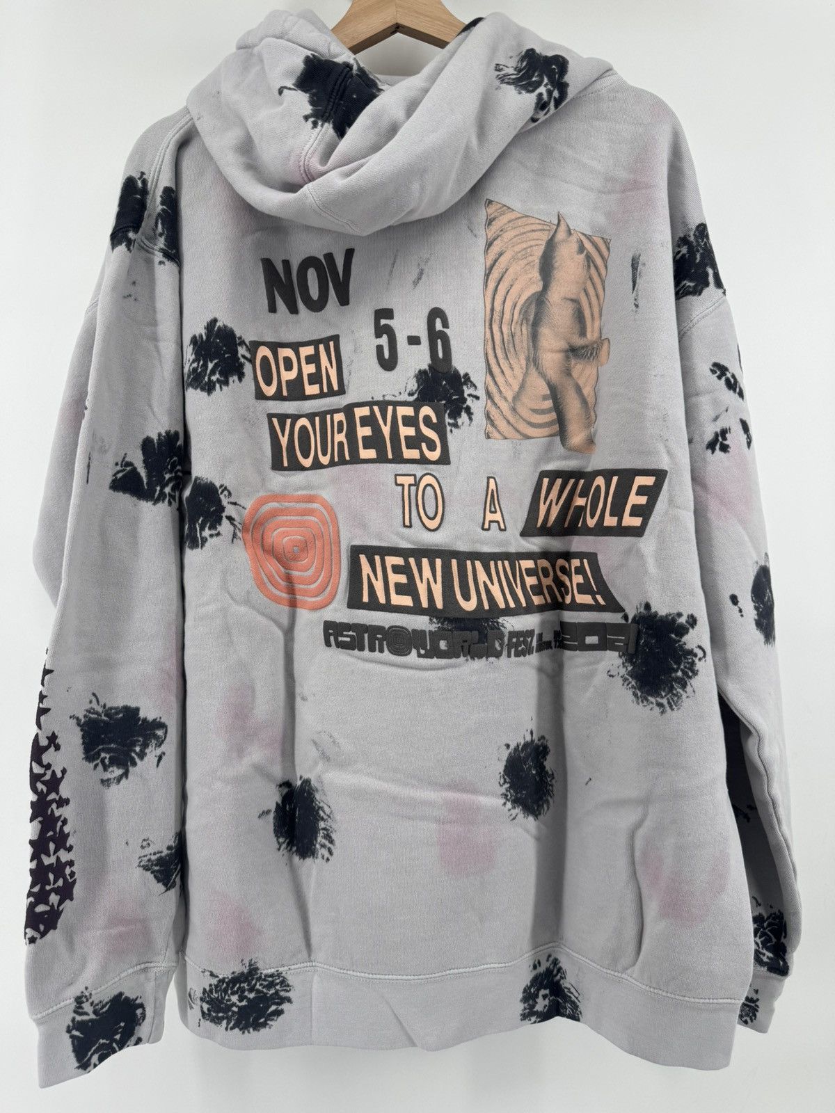 Travis Scott Travis Scott Astroworld Festival Merchandise Tie Dye Hoodie Size US M / EU 48-50 / 2 - 3 Thumbnail