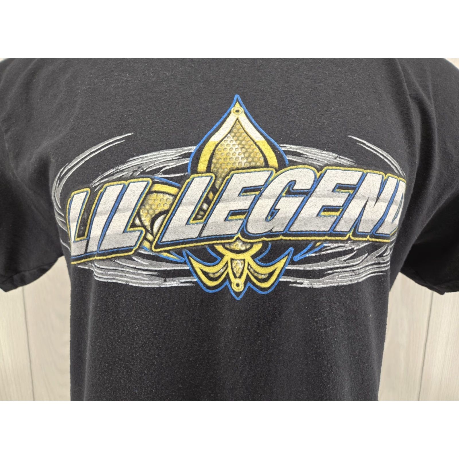 Gildan Bobby Ducote Warpath Street Cars Lil Legend Racing T-Shirt LARGE Black Cotton Short Sleeve Mens Size US L / EU 52-54 / 3 - 4 Thumbnail