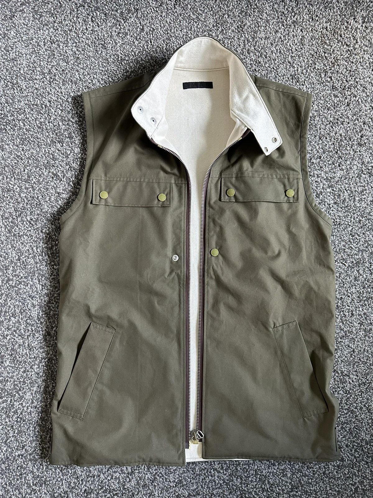 3MAN 3MAN SS23 Utility Vest in Olive Size US M / EU 48-50 / 2 - 3 Thumbnail