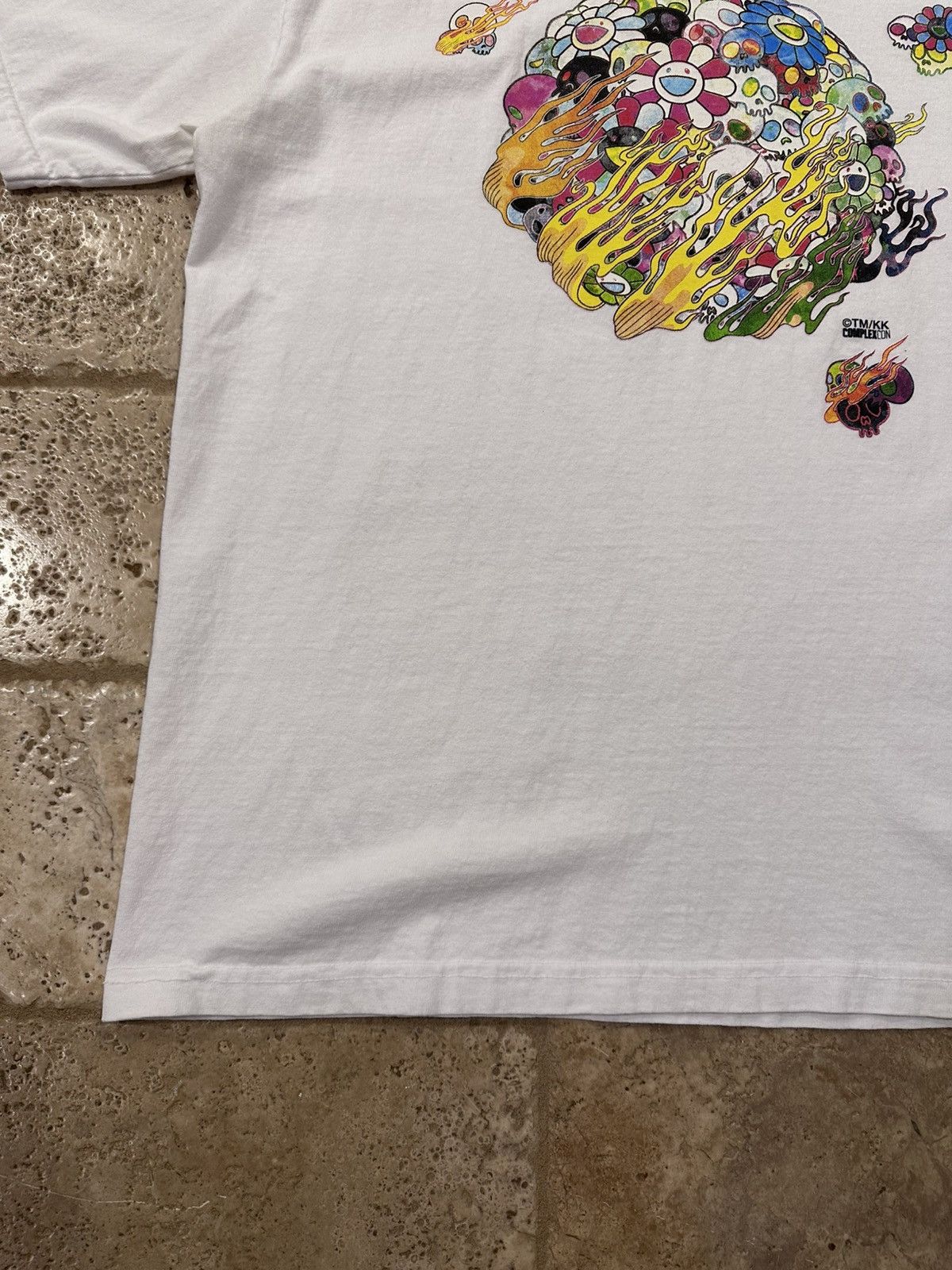 Complex × Takashi Murakami Takashi Murakami LB Complexcon Flaming Skulls & Flowers Tee Size US L / EU 52-54 / 3 - 4 Thumbnail